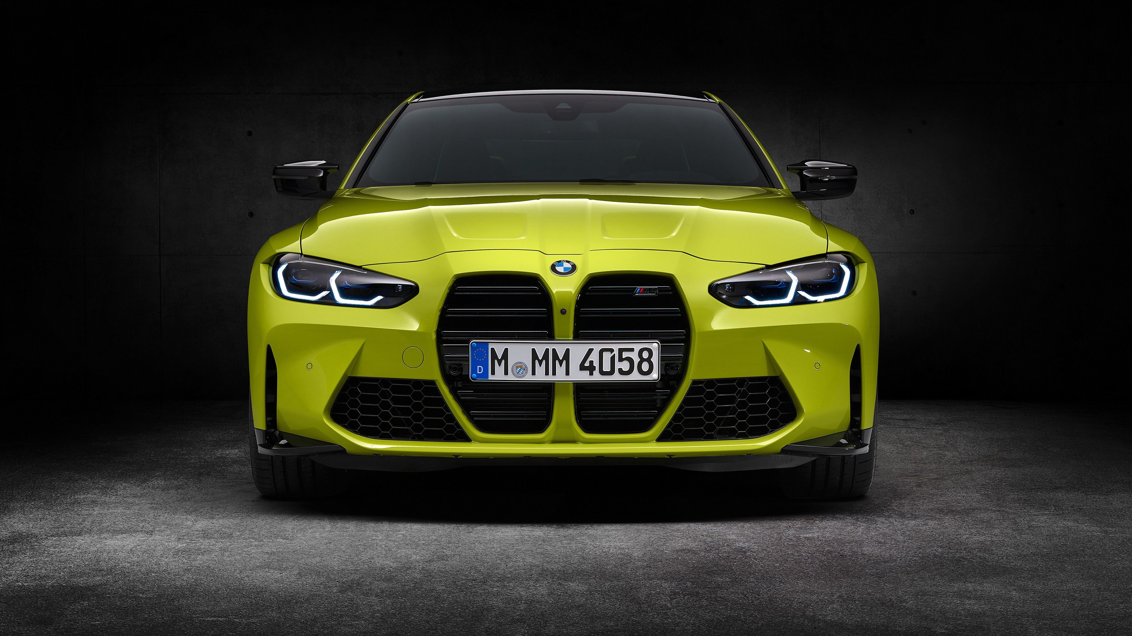3840x2160 Light Green BMW M4 Competition 2020 3 4K HD Cars Wallpaper