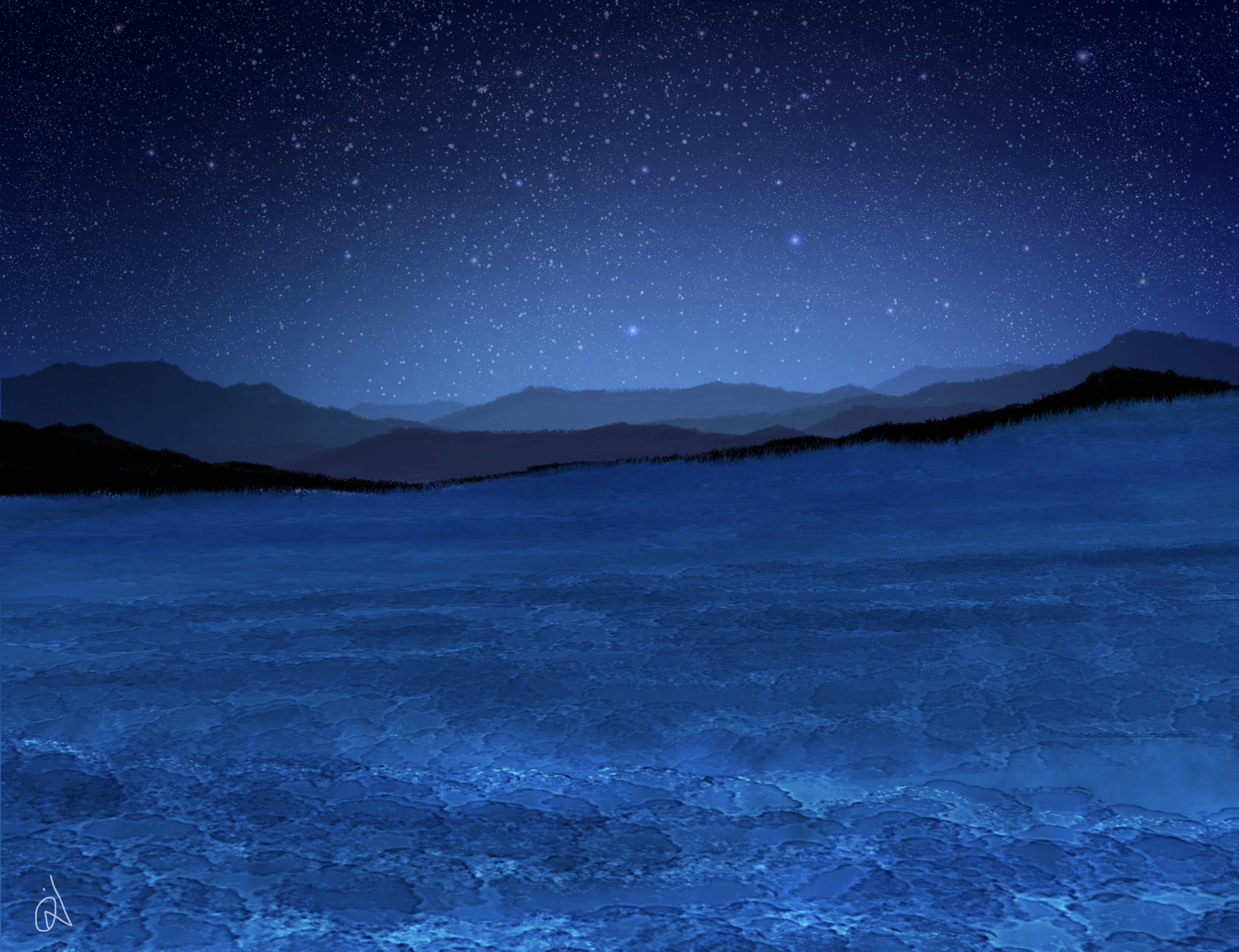 3540x2719 Landscape View HD Night Wallpaper, HD Artist 4K Wallpaper, Image and Background