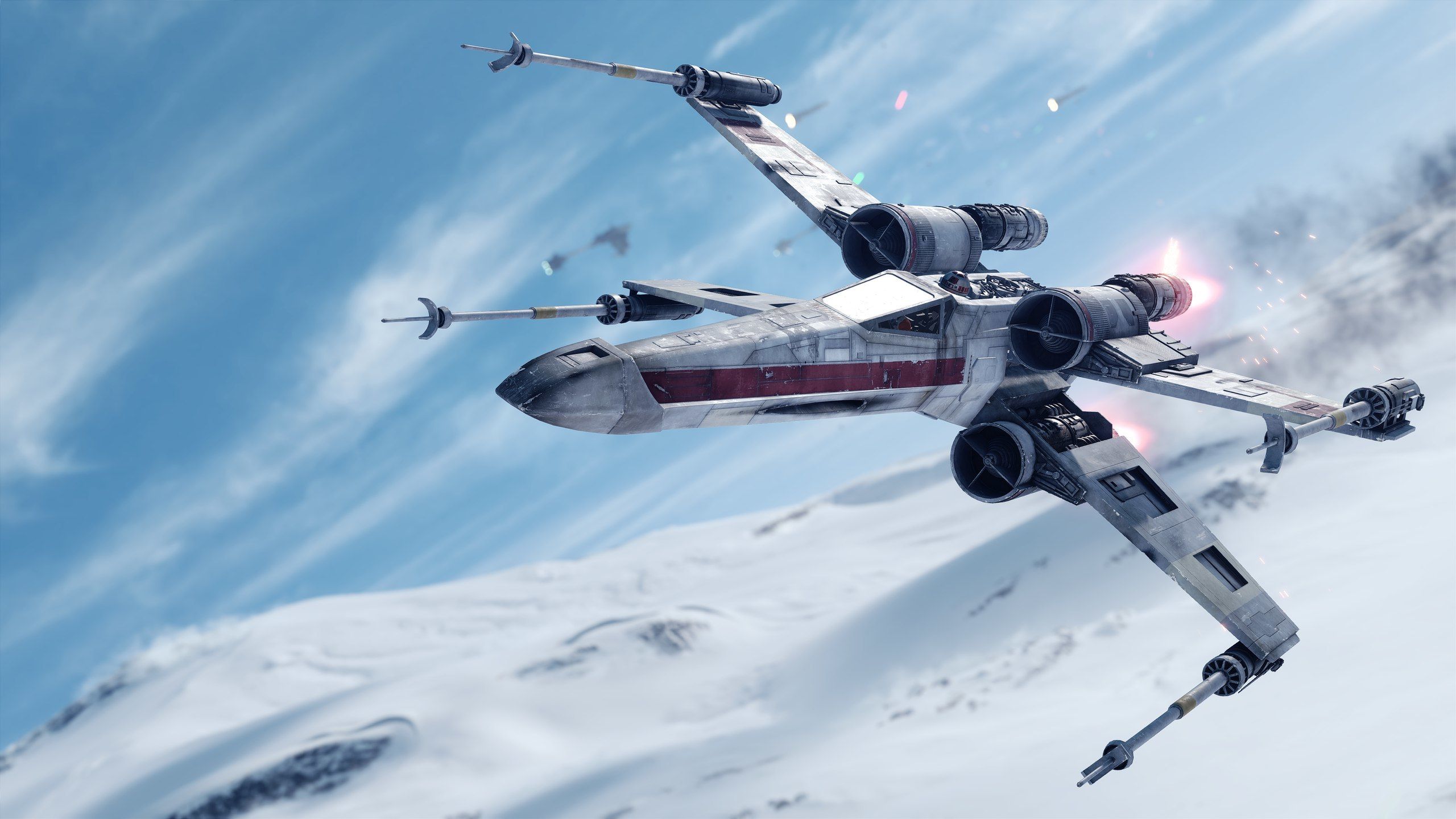 2560x1440 Star Wars Battlefront Fighter Jet Wallpaper