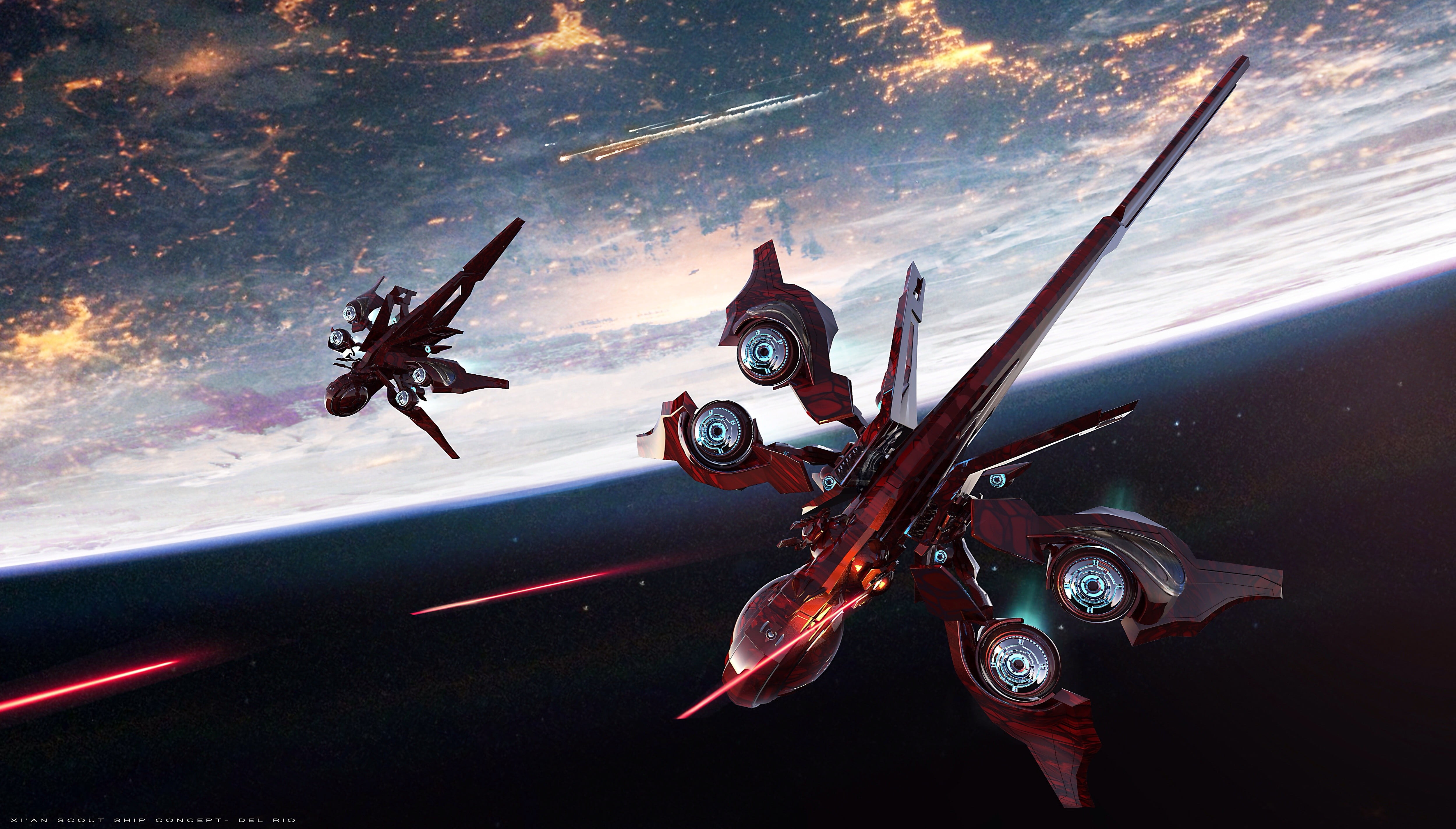 5001x2848 Game digital wallpaper, science fiction, Star Citizen, spaceship, space HD wallpaper