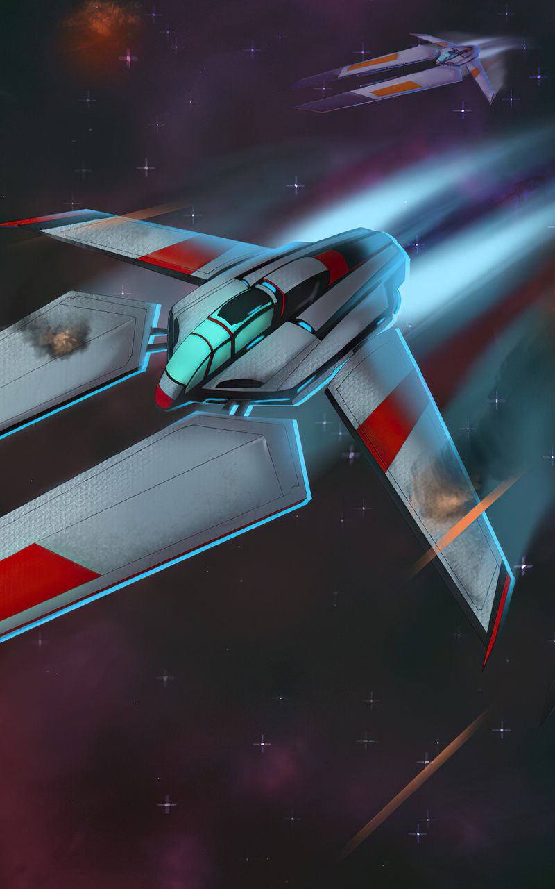 800x1280 Space Fighter 4k Nexus Samsung Galaxy Tab Note Android Tablets , HD 4k Wallpaper, Image, Background, Photos and Picture