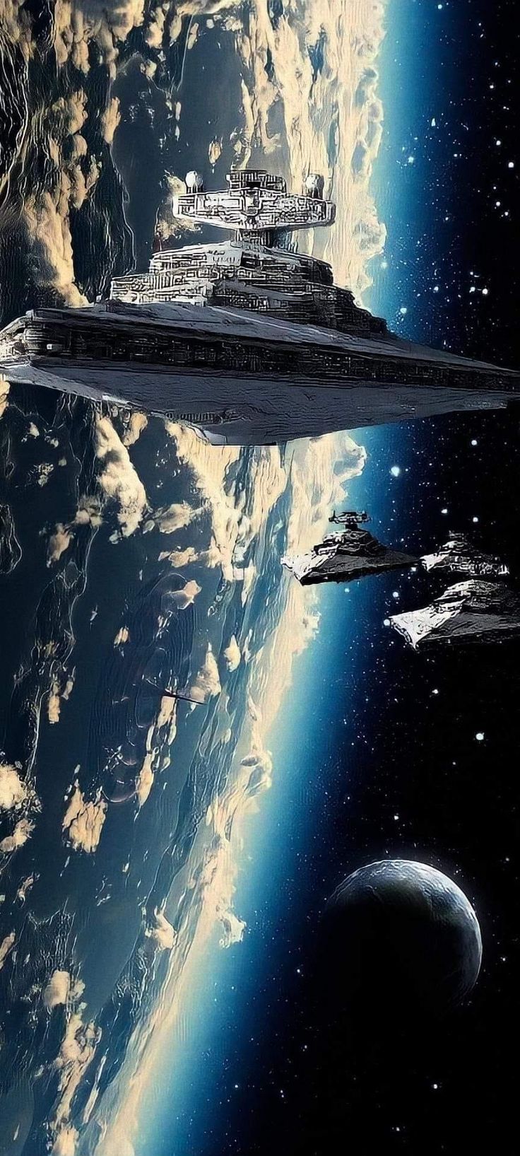 736x1635 Tie fighter battle. Star wars space wallpaper, Starships, Star wars background
