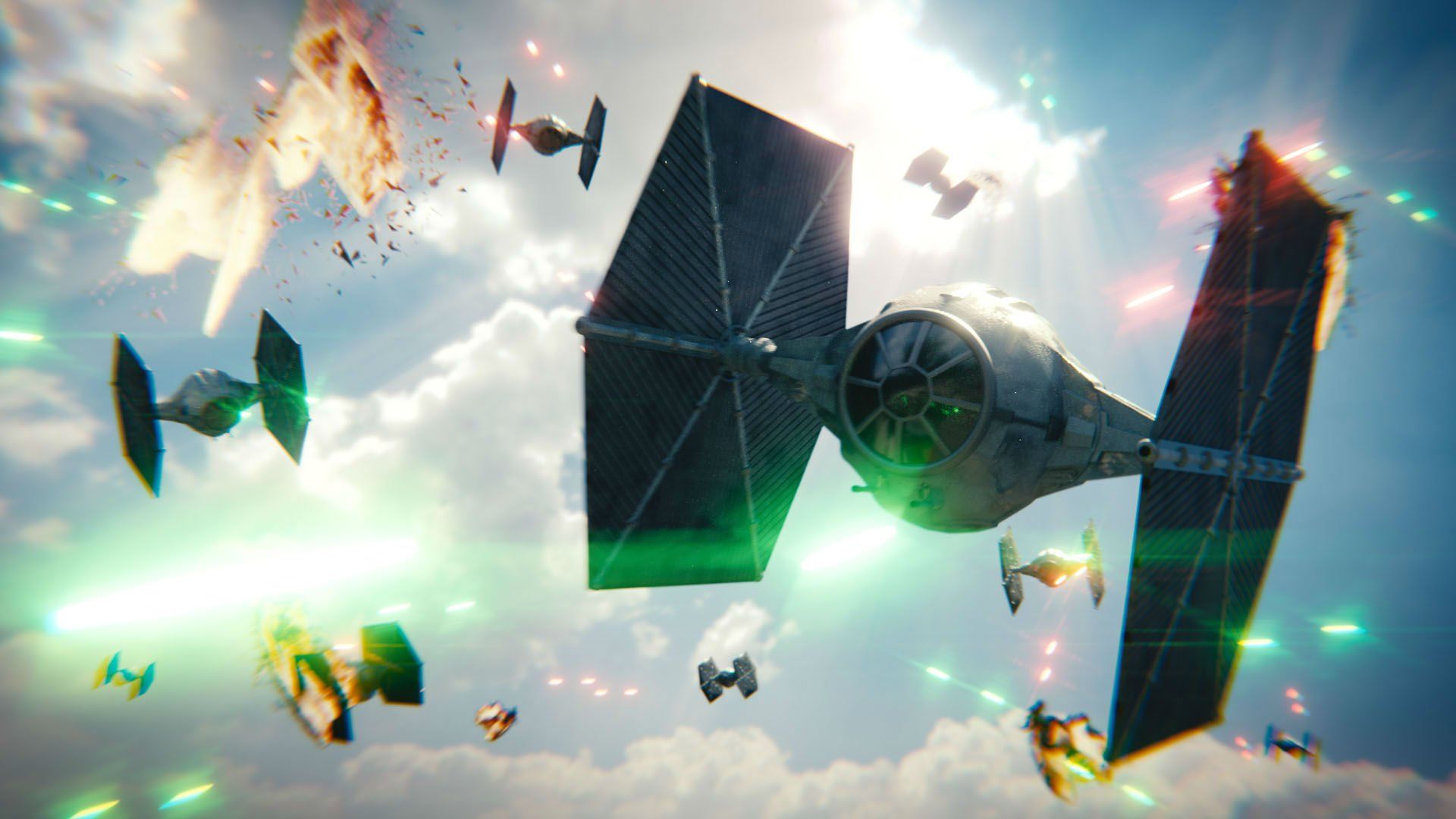 1920x1080 tie, Fighter, Star, Wars, Futuristic, Spaceship, Space, Sci fi Wallpaper HD / Desktop and Mobile Background