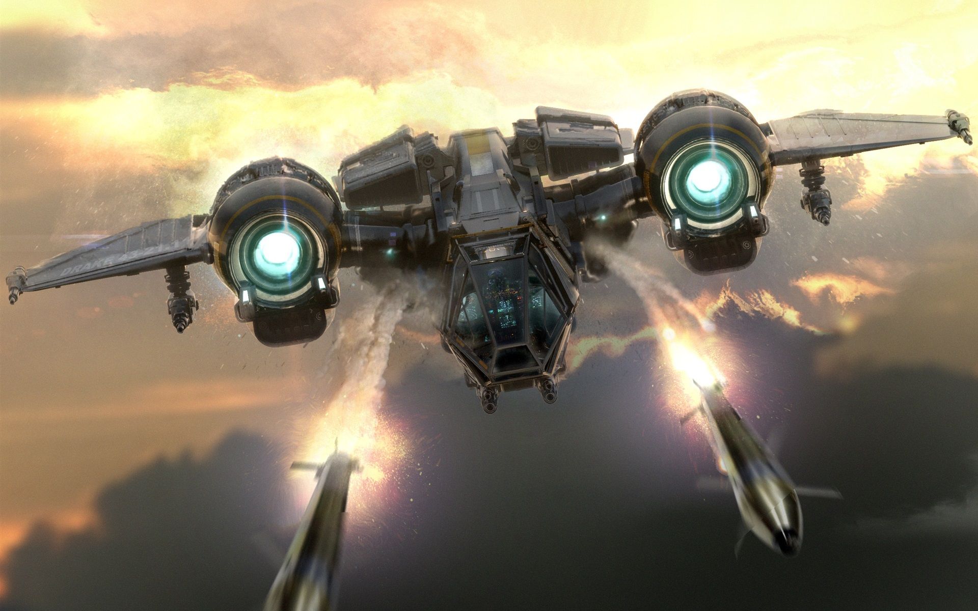 1920x1200 Wallpaper Star Citizen, fighter, spaceship 2560x1600 Picture, Image