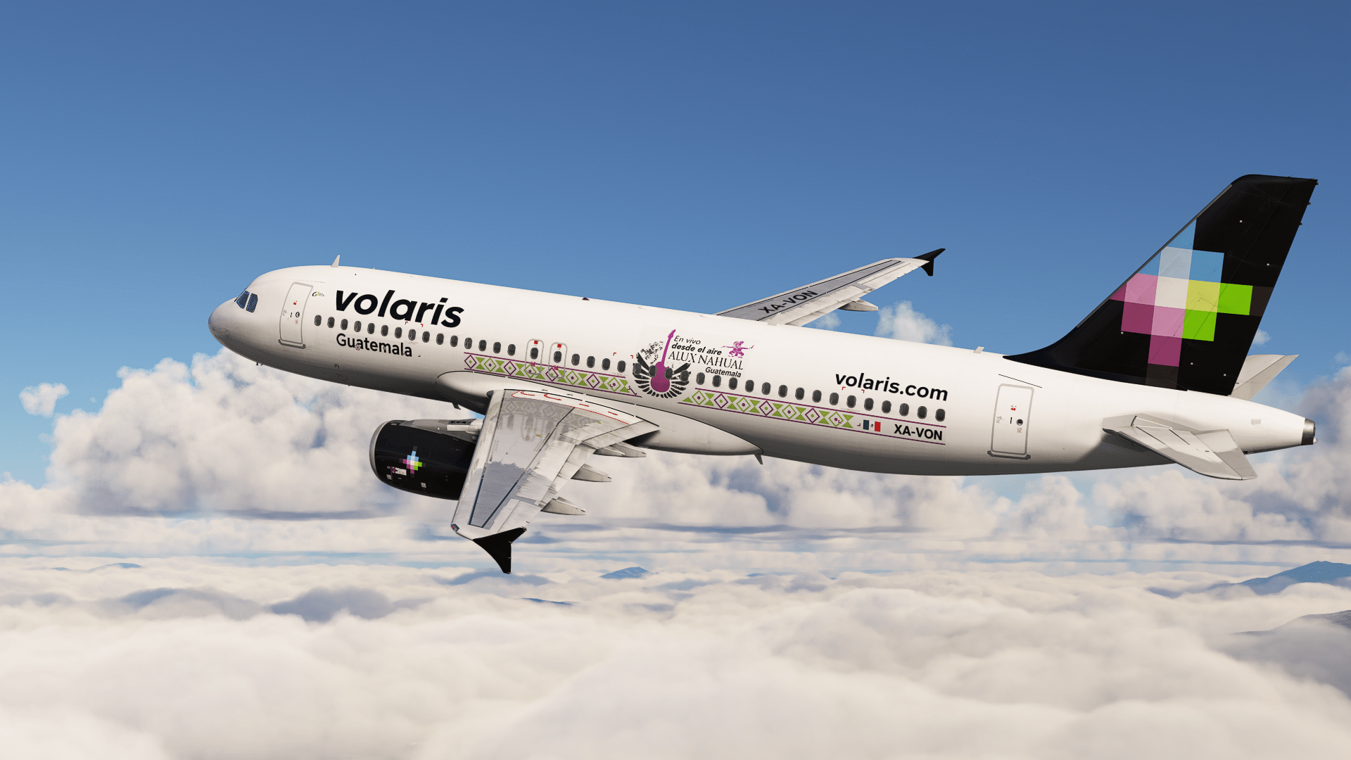1920x1080 Hues Volaris Special Livery Pack A320 V2