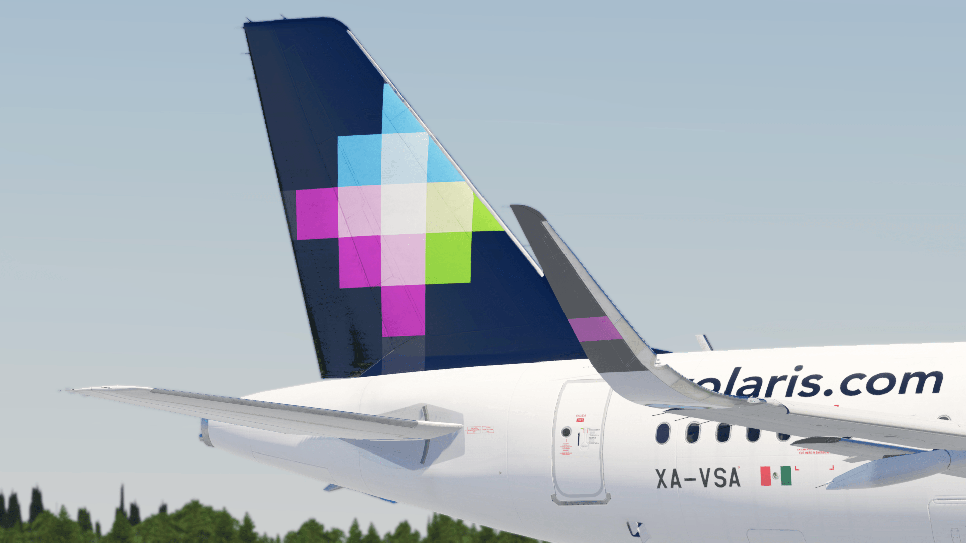 1920x1080 Volaris (XA VSA) FlightFactor A320