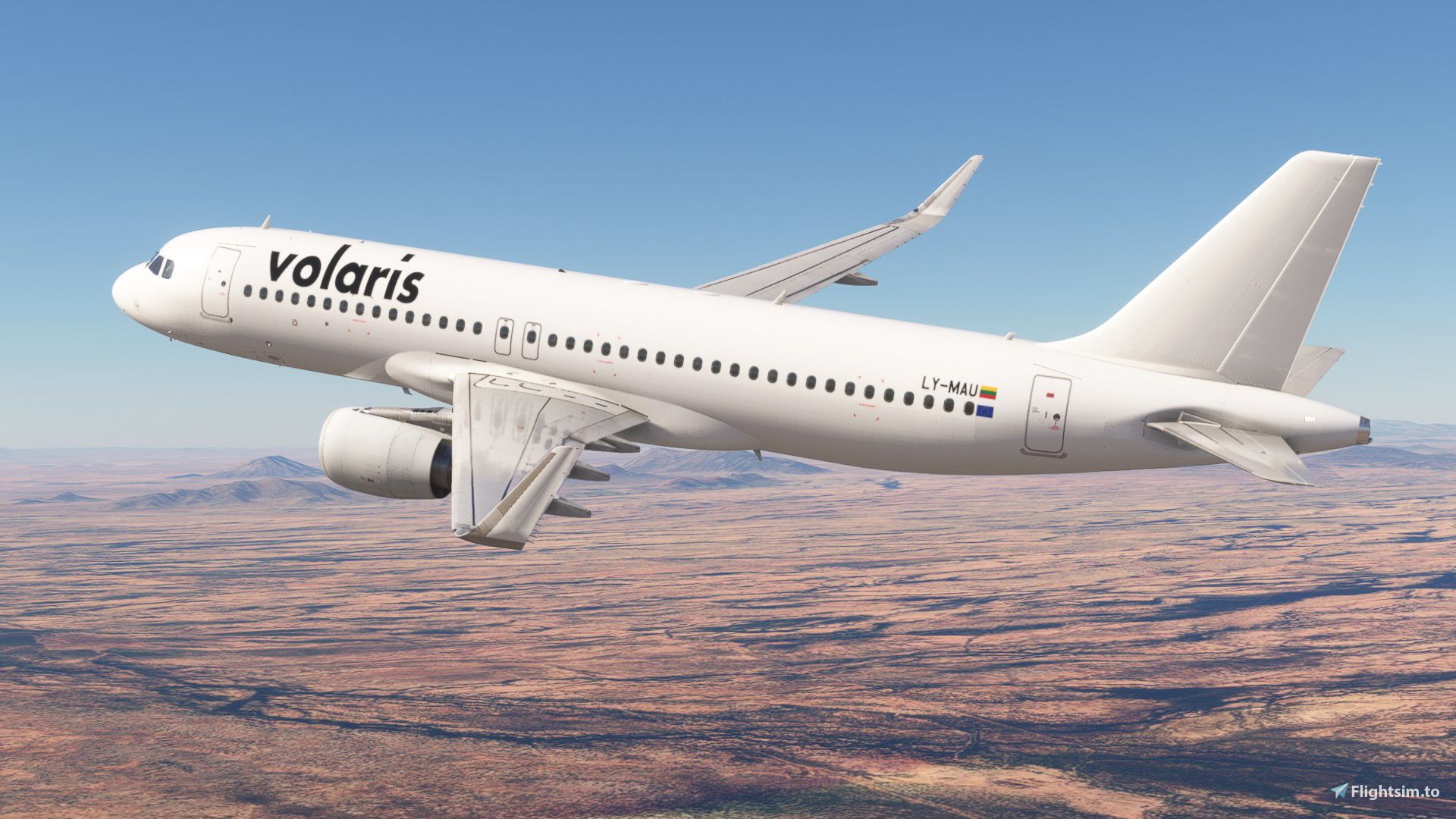 1920x1080 Fenix A320 214 CFM Volaris (LY MAU Airlines) Liveries For MSFS