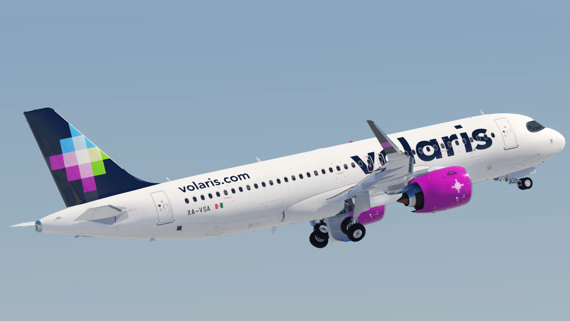 1920x1080 Volaris (XA VSA) FlightFactor A320