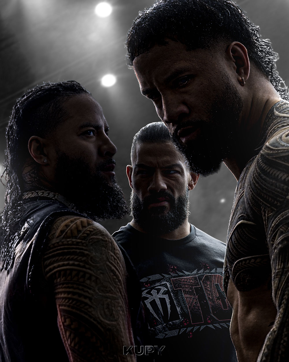 1000x1250 NEW Roman Reigns & The Usos Wallpaper! Wrestling Wallpaper