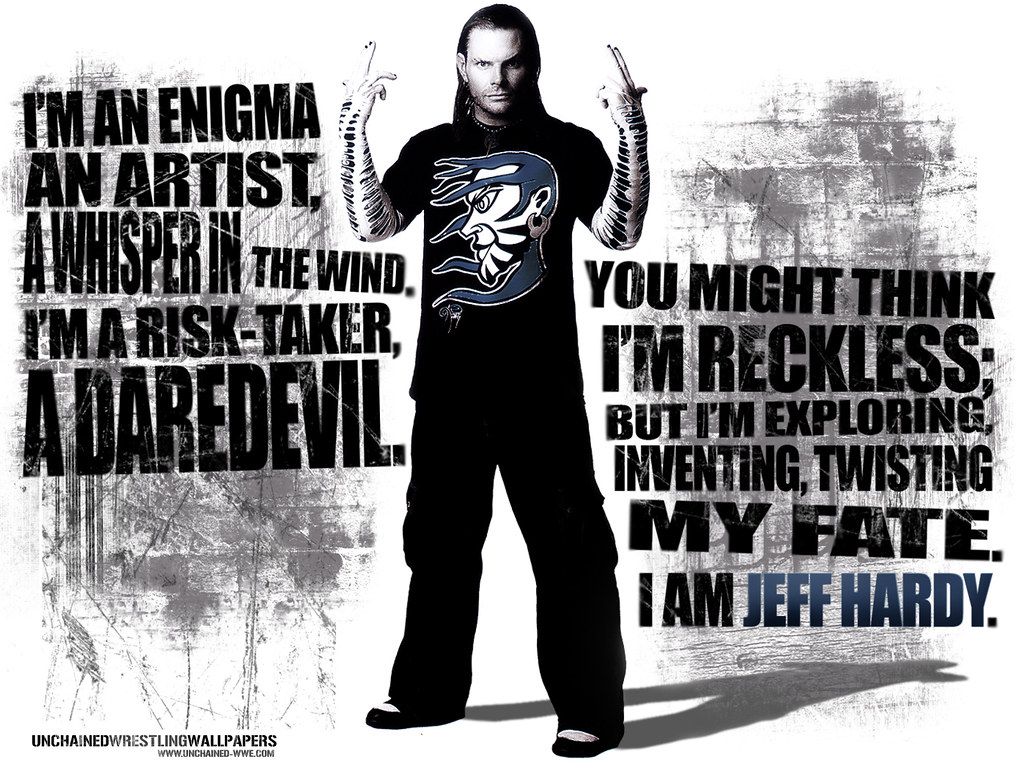 1024x768 WWE Jeff Hardy Wallpaper. An artist