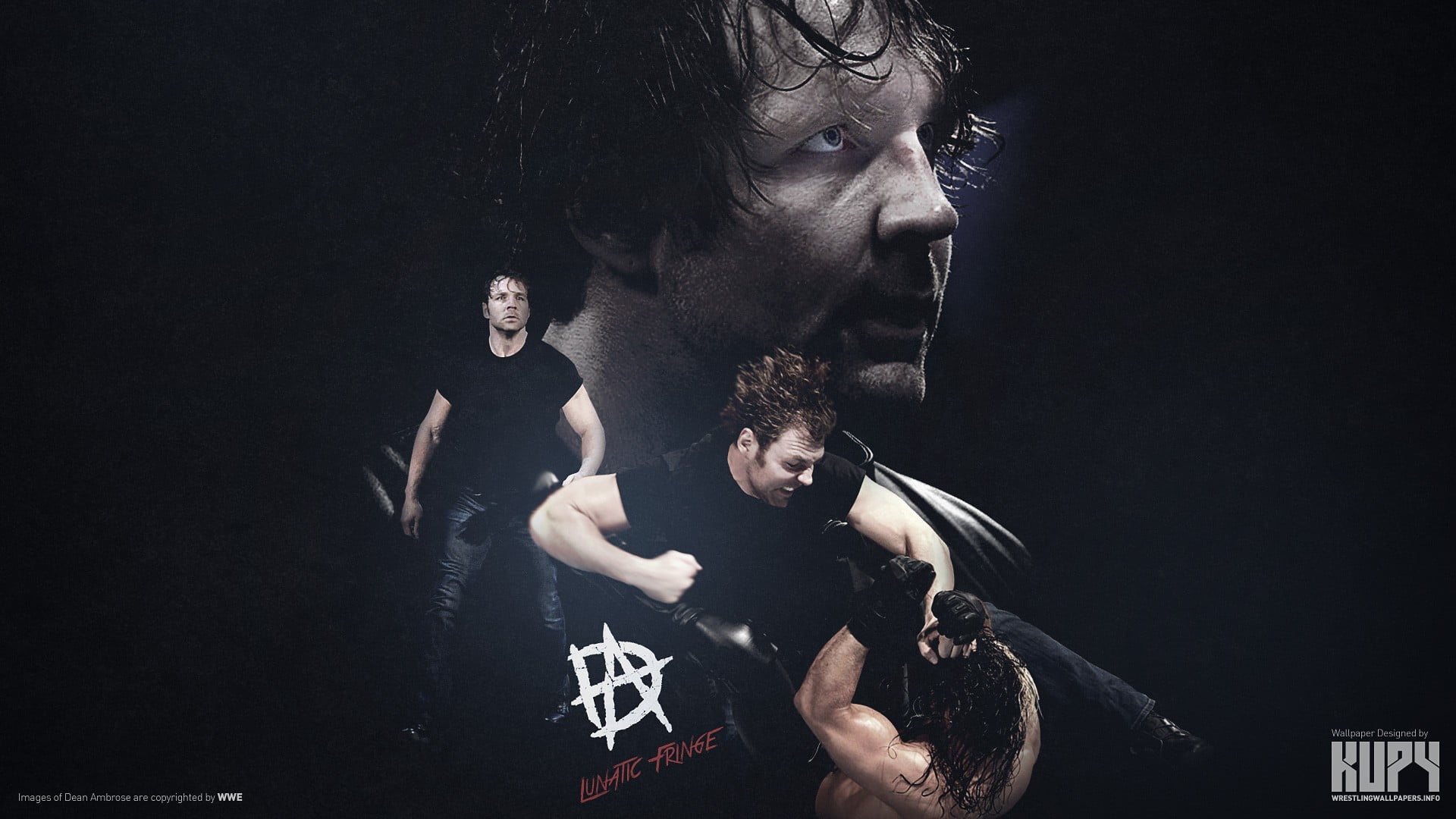 1920x1080 Men's black top, WWE, Dean Ambrose, wrestling HD wallpaper