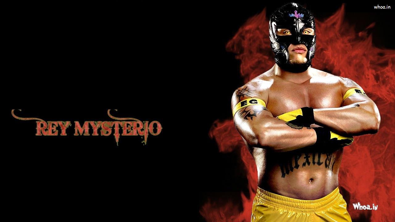 1280x720 Rey Mysterio With Black Mask HD WWE Wallpaper