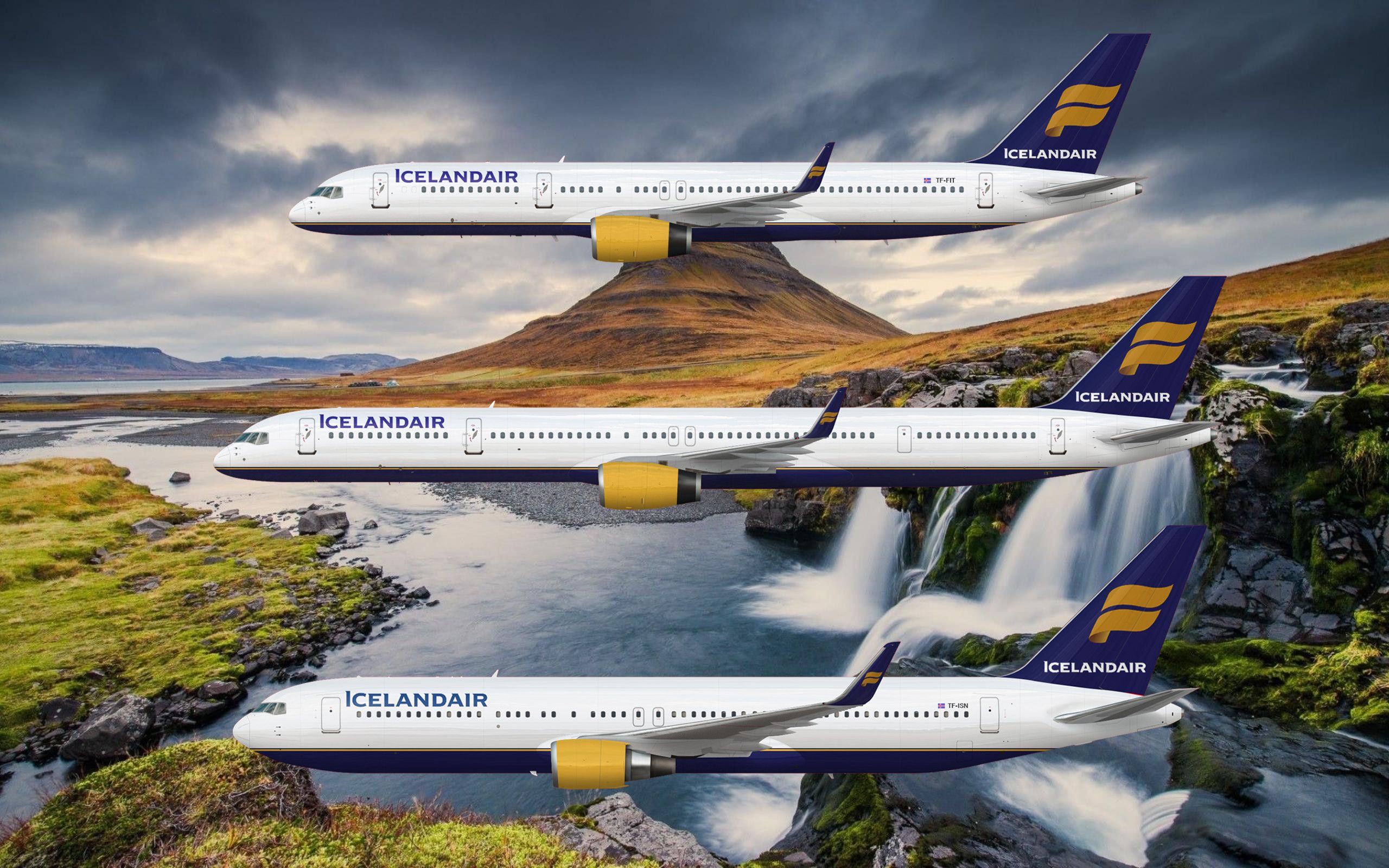 2560x1600 Iceland Air fleet airlines and fleets