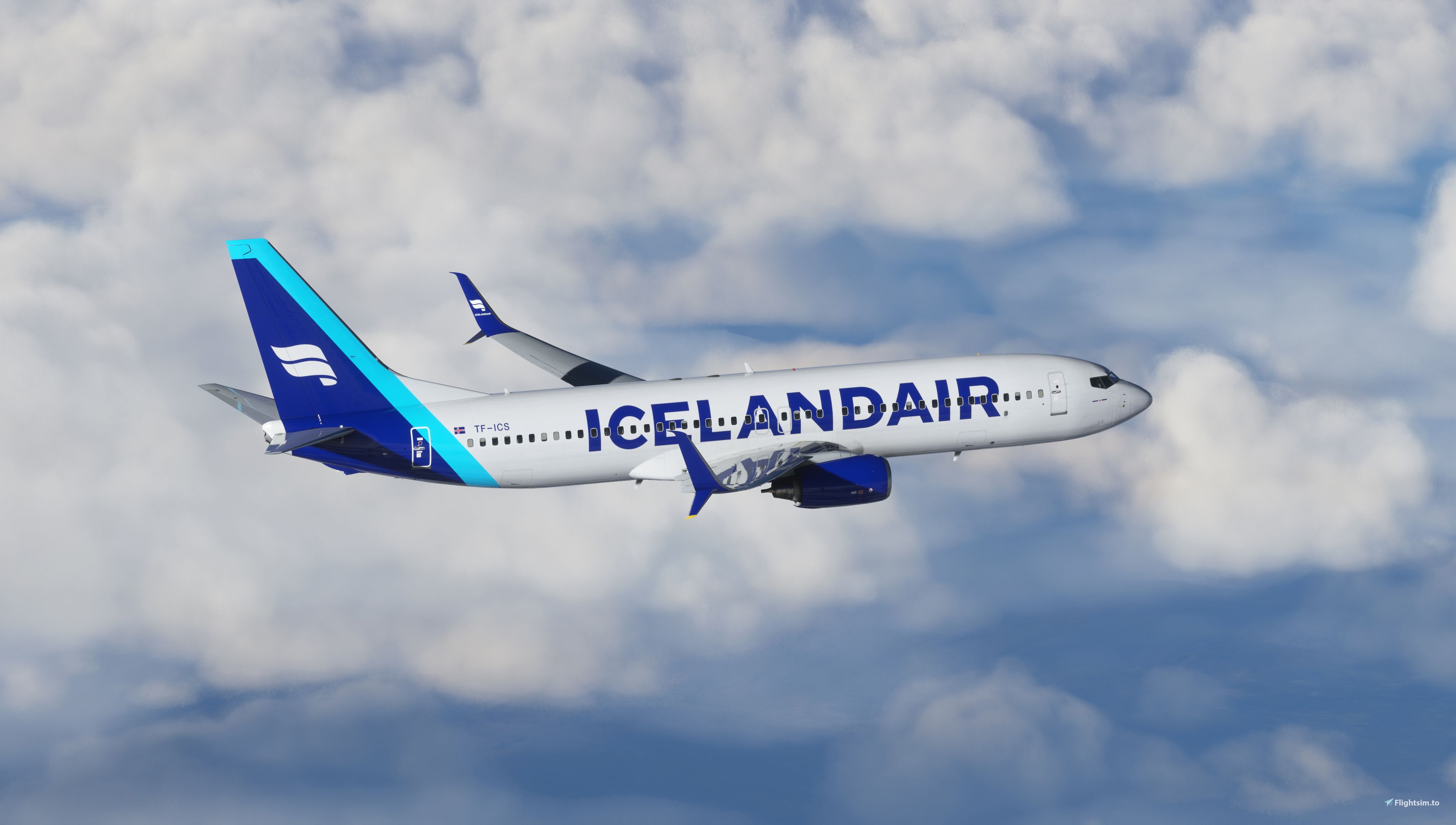 3810x2160 Icelandair (TF ICS) PMDG 737 800 Liveries For MSFS
