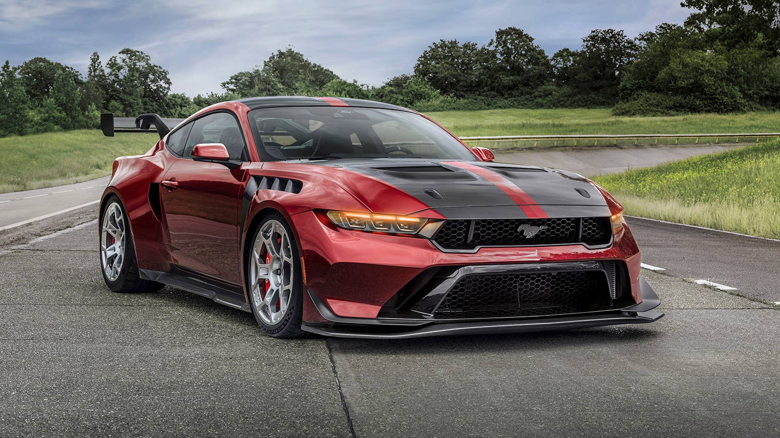 1600x900 Ford Mustang GTD interior shown along with Carbon Series and performance package