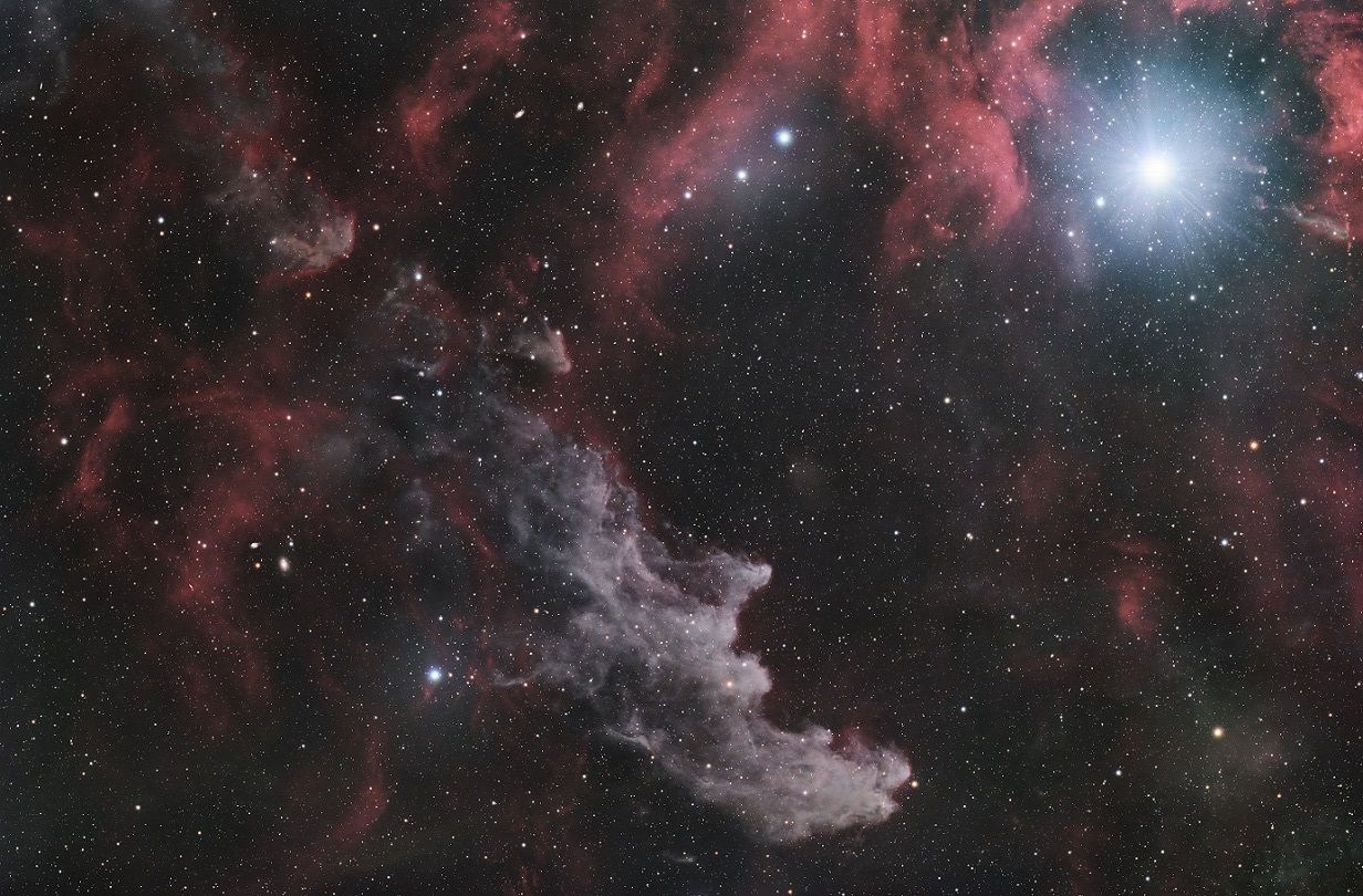 1232x810 APOD: 2024 October 31 and the Witch Head Nebula