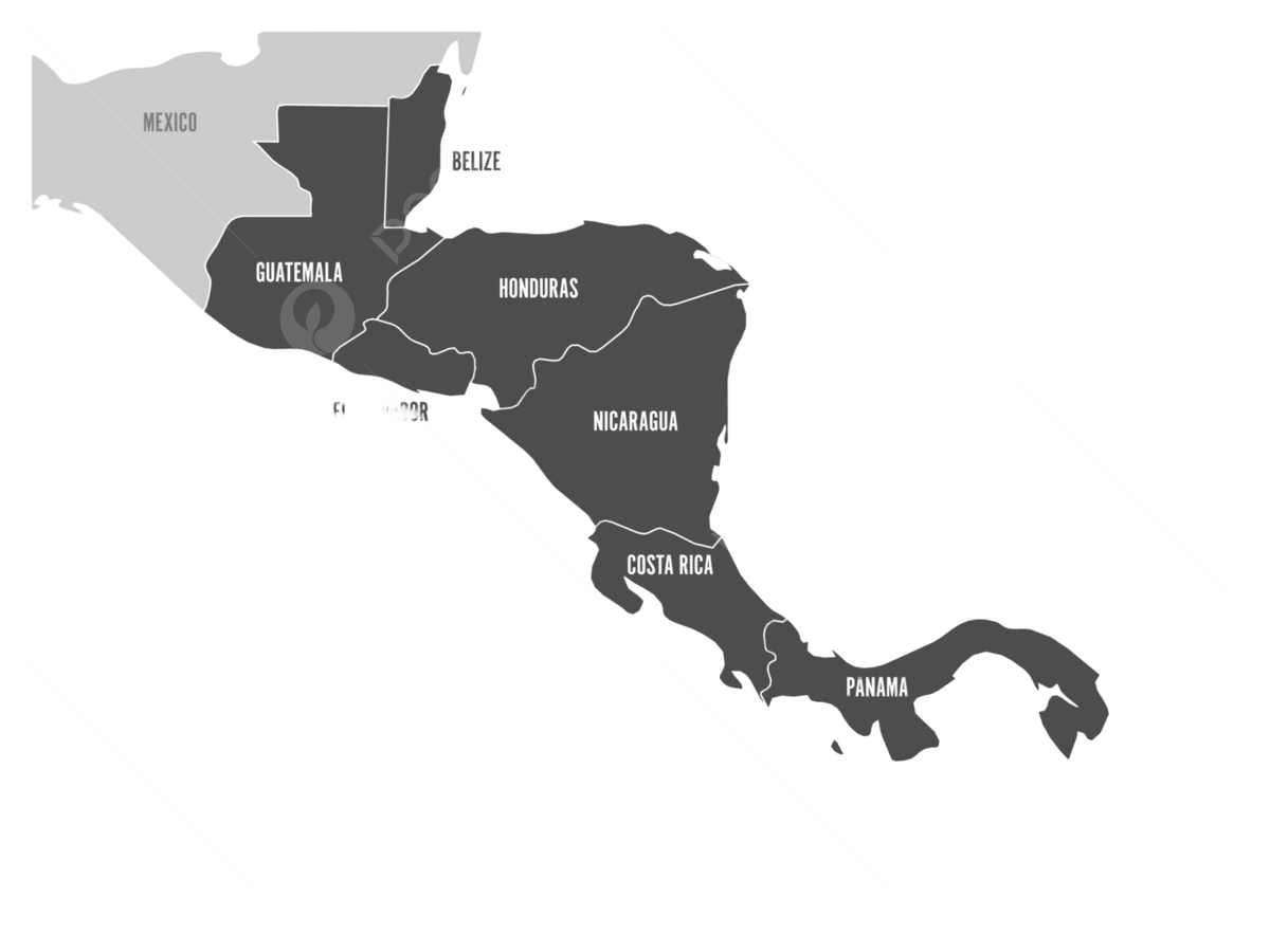 1200x900 Central America Map With Highlighted States Vector Illustration Vector, El Salvador, Rica, American Illustration Background And Wallpaper For Free Download