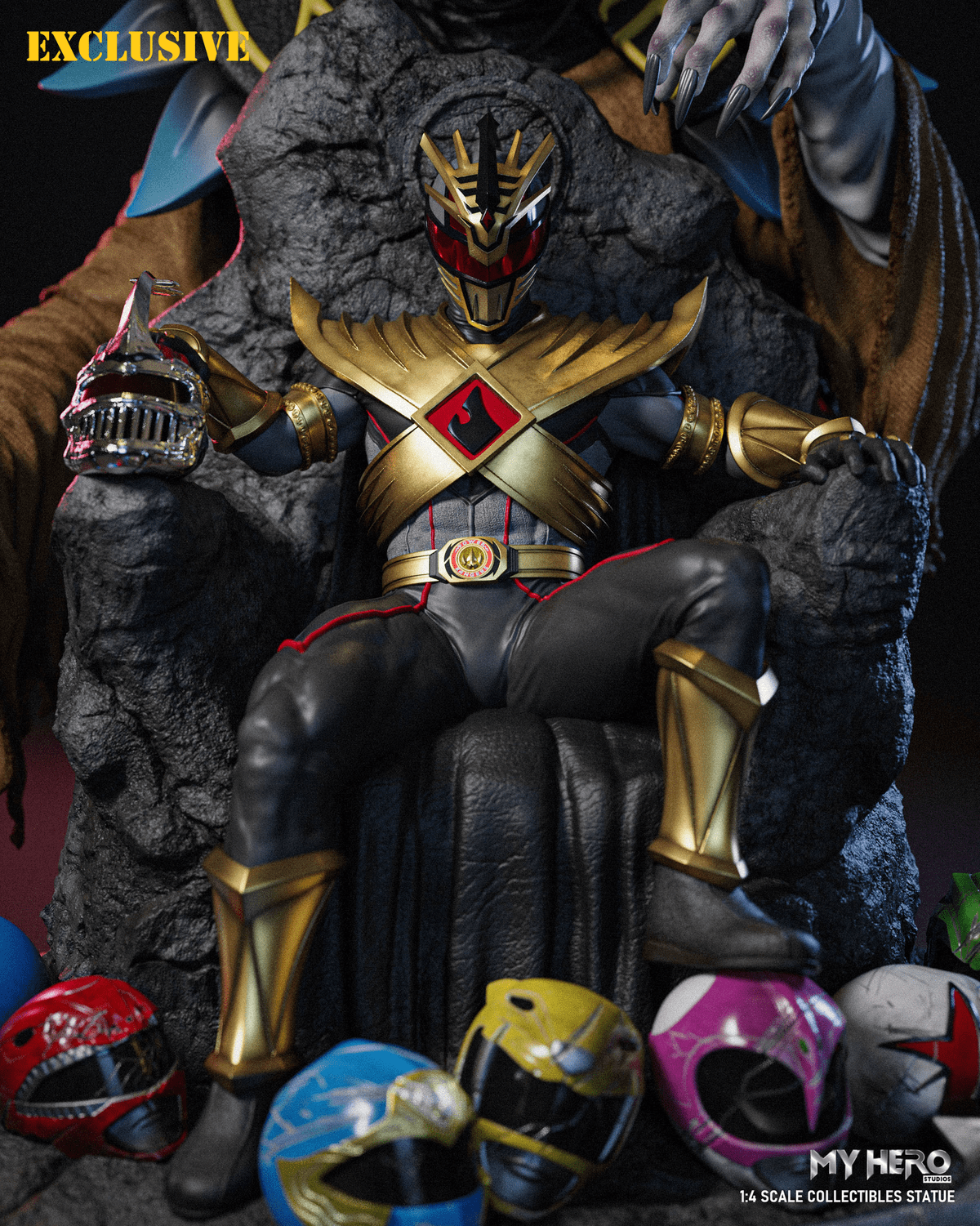 1200x1501 [PREORDER My Hero Studios Lord Drakkon Evo III 1 4 Scale Collectible Statue