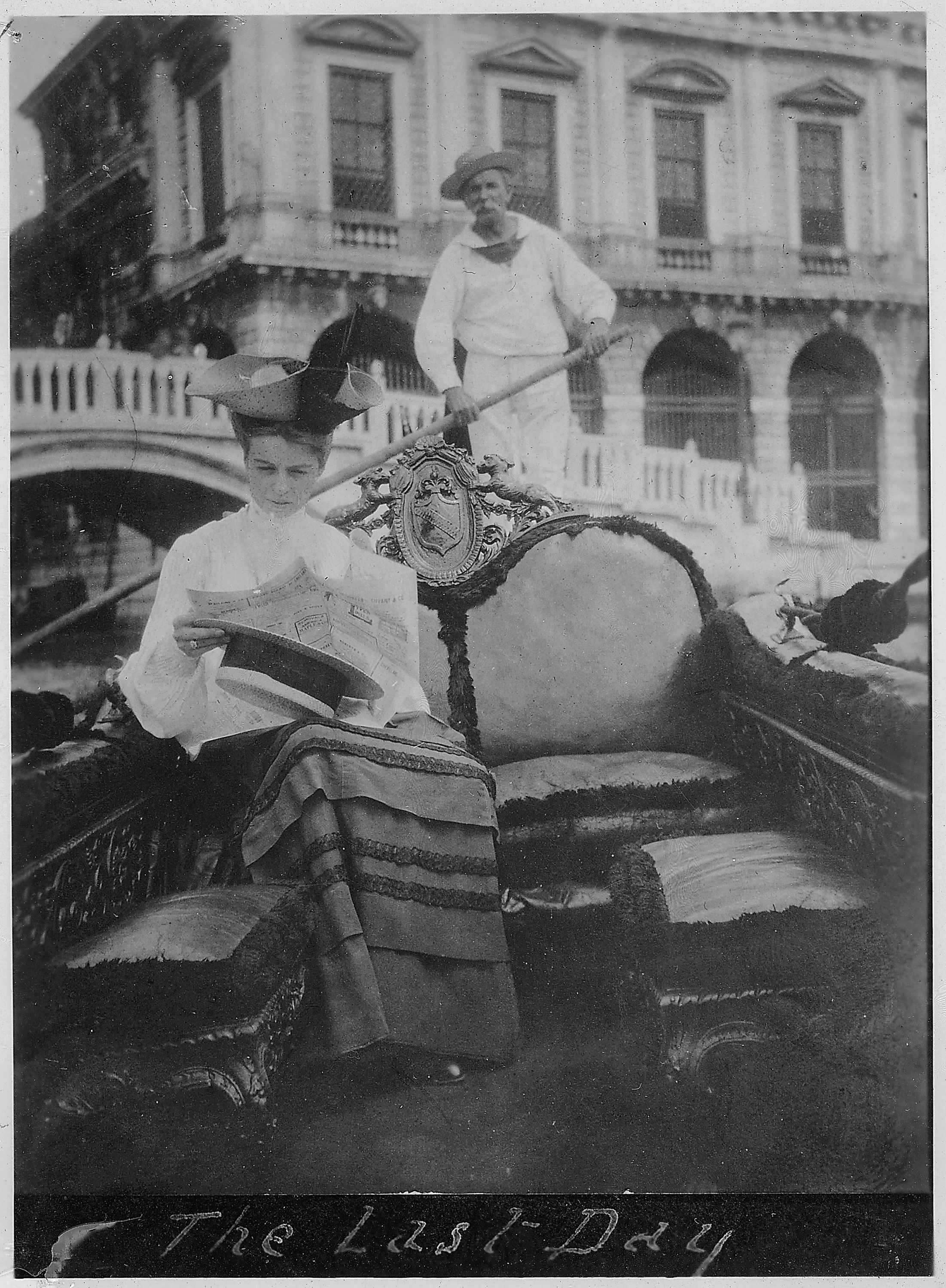 2202x3000 Eleanor Roosevelt in Venice, Italy on her honeymoon