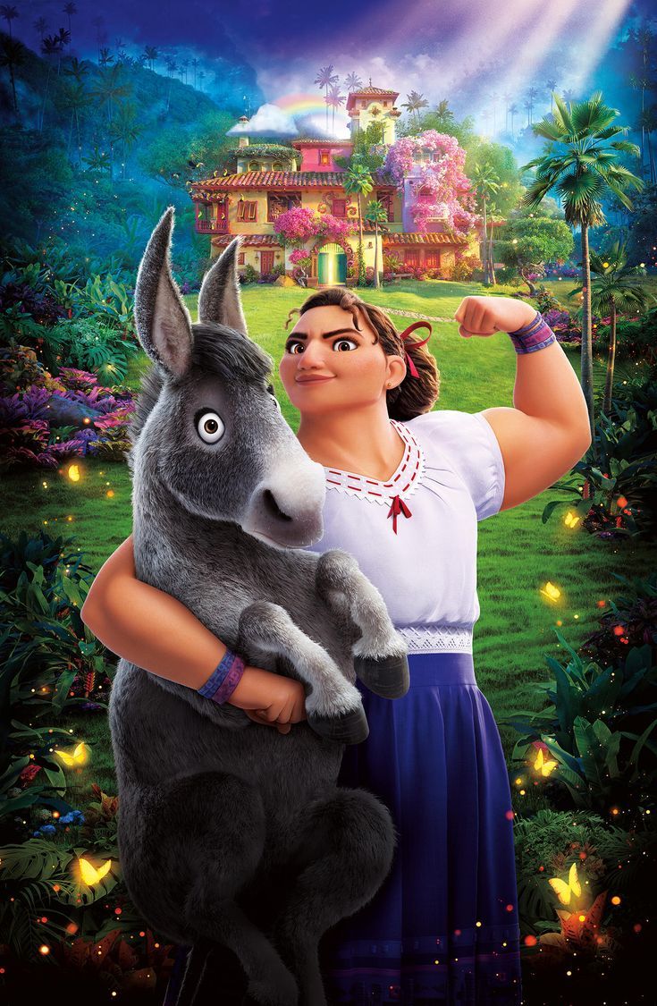 735x1125 Encanto (2021) poster textless Luisa