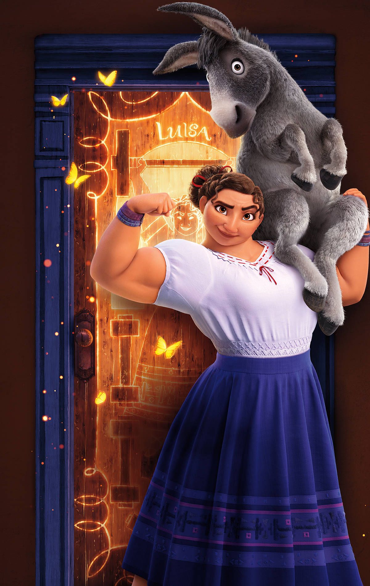 1200x1900 Download Encanto Luisa In The Gym Wallpaper