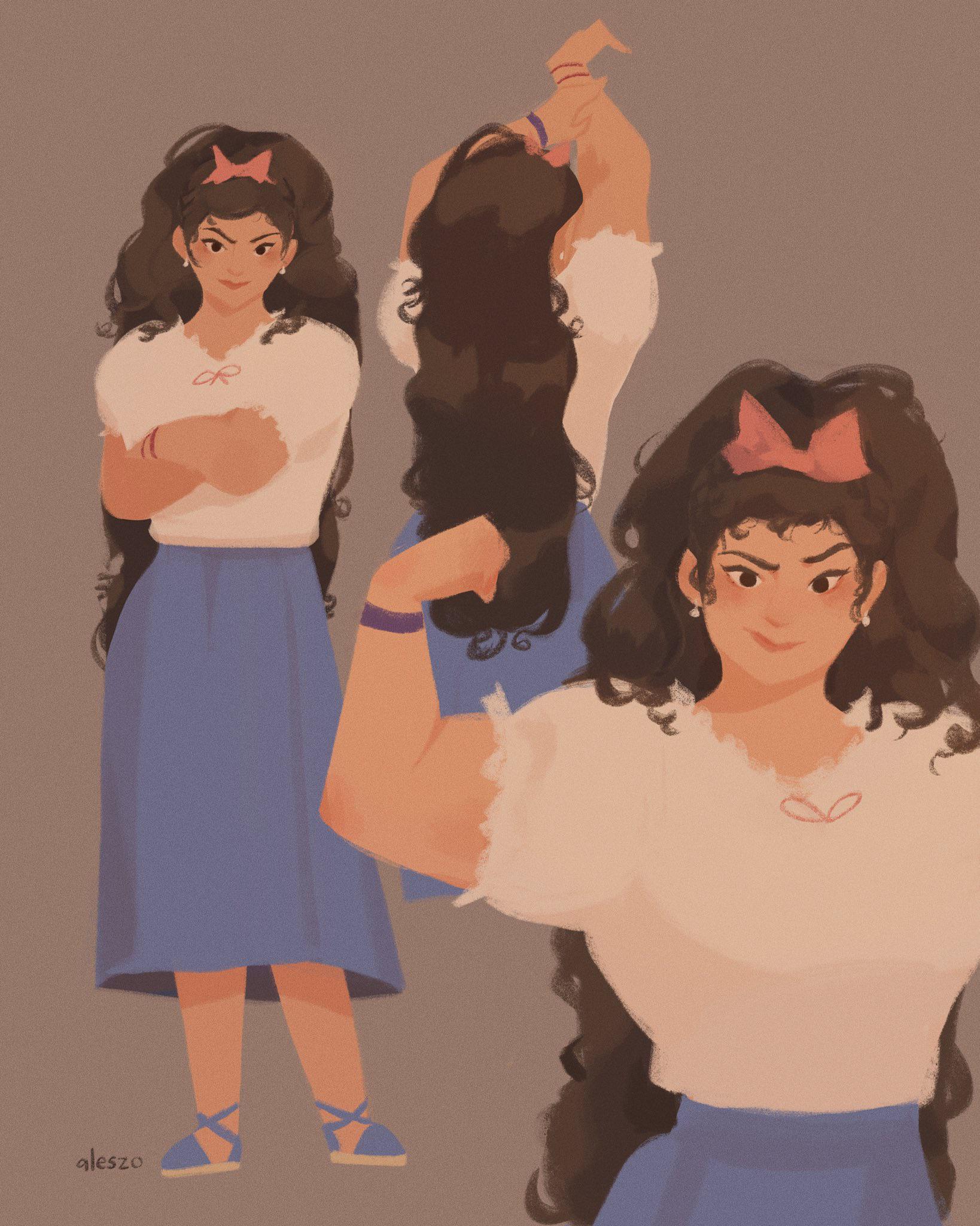 1638x2048 my reimagined luisa art with long luscious hair
