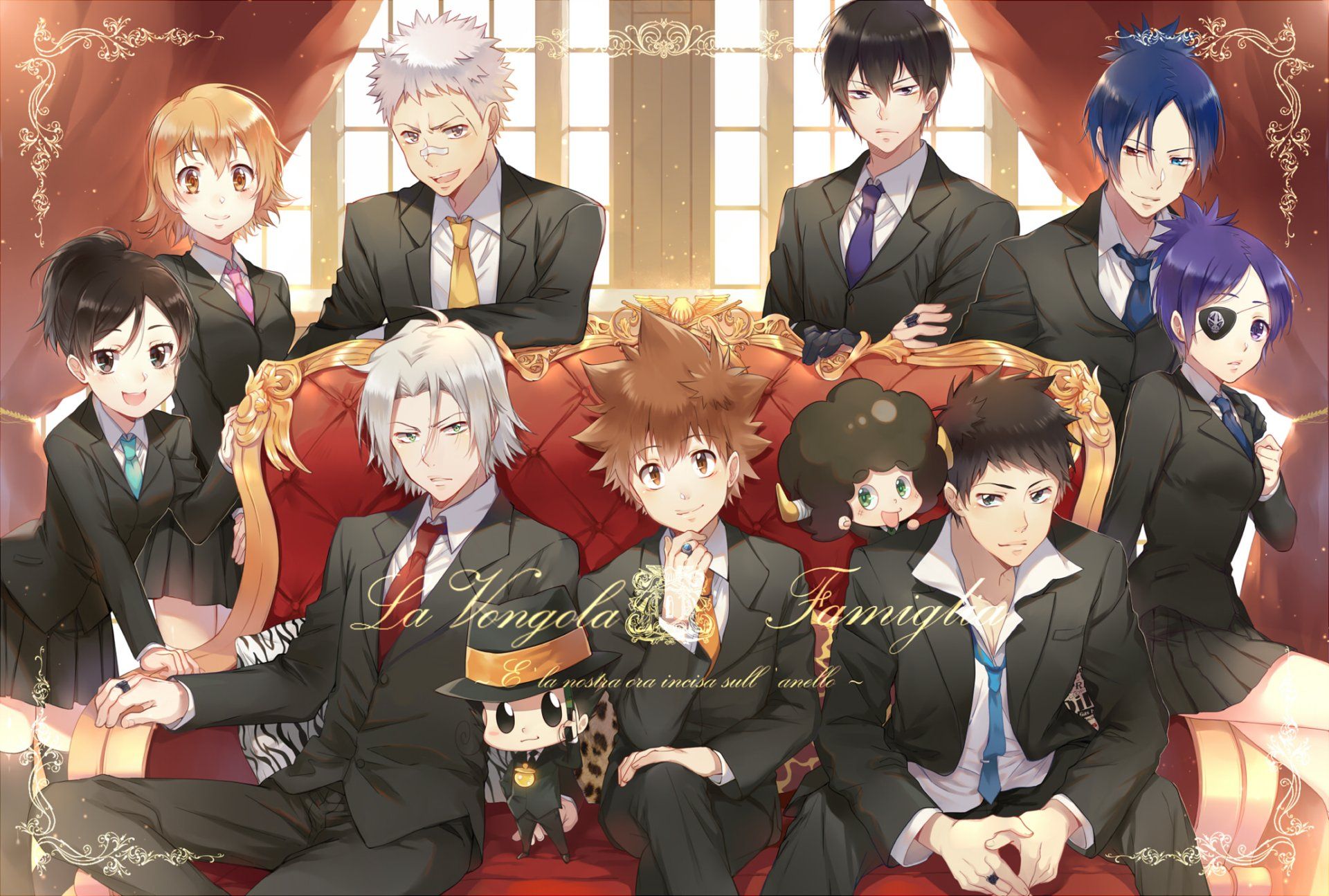 1920x1295 Katekyō Hitman Reborn! HD Wallpaper: Vongola Family