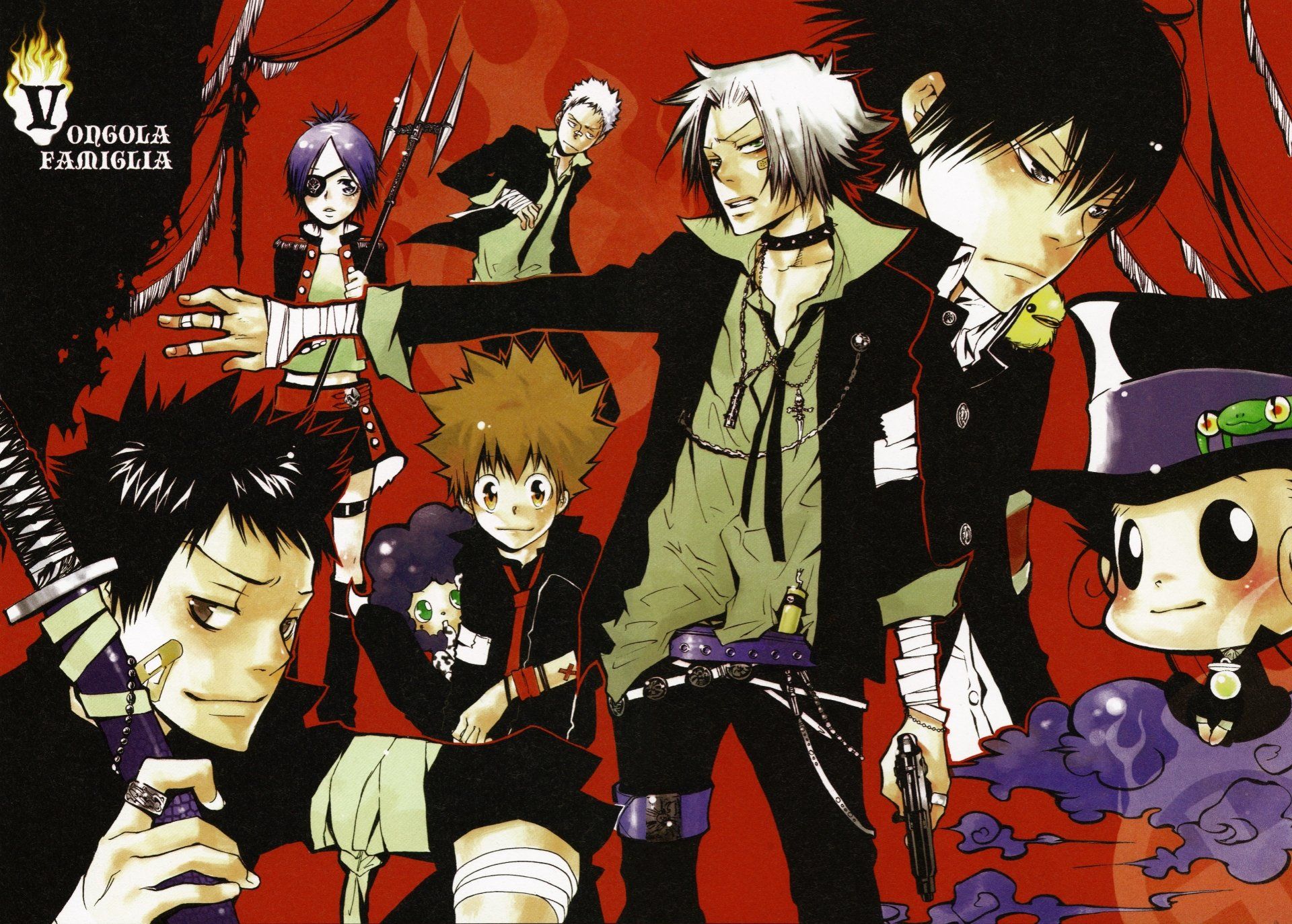 1920x1374 Katekyō Hitman Reborn! 4K Ultra HD: Vongola Family and Allies Wallpaper