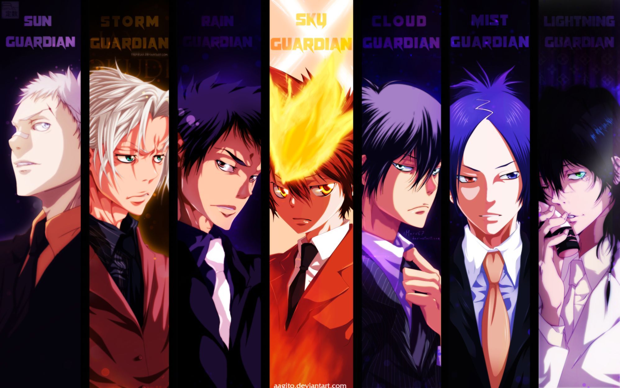 1996x1250 Phone wallpaper: Kyoya Hibari, Anime, Katekyō Hitman Reborn!, Hayato Gokudera, Mukuro Rokudo, Takeshi Yamamoto, Tsunayoshi Sawada 859789