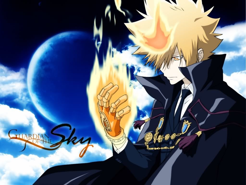 1024x768 Vongola Primo The generous Sky that encompasses all!. KHR Anime4ever