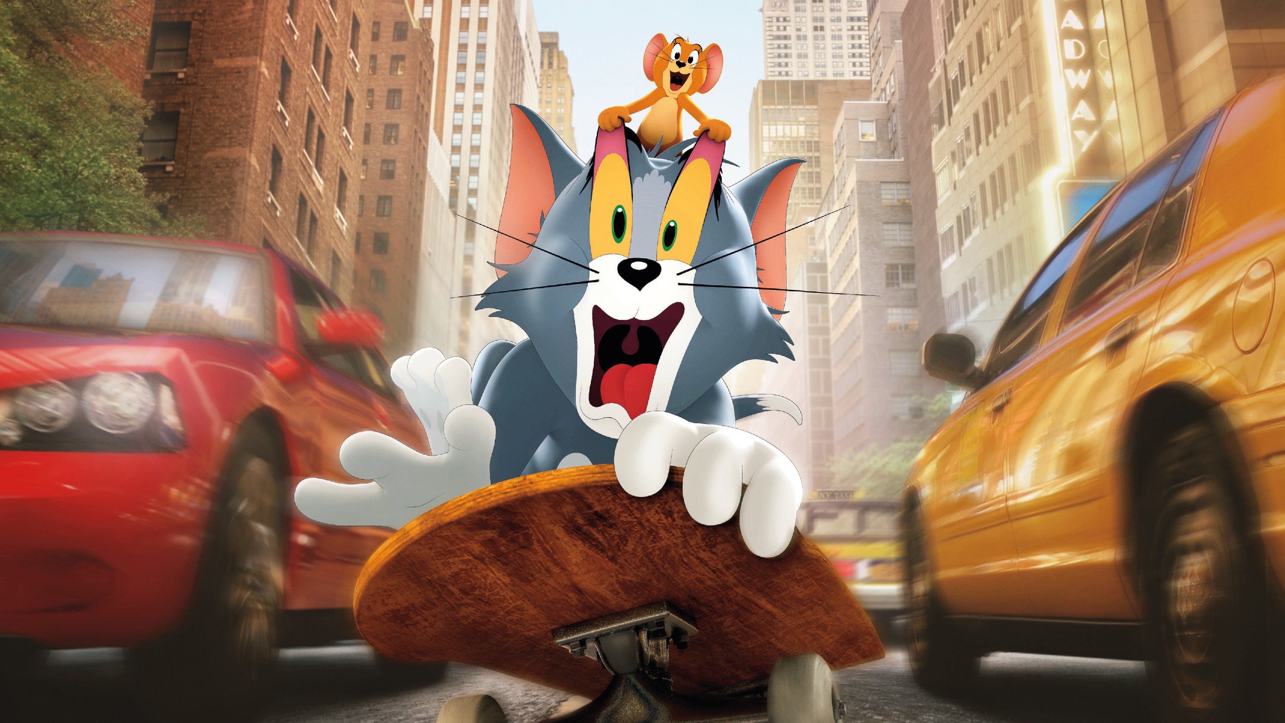 4268x2401 Tom and Jerry movie poster Wallpaper 4K for Desktop
