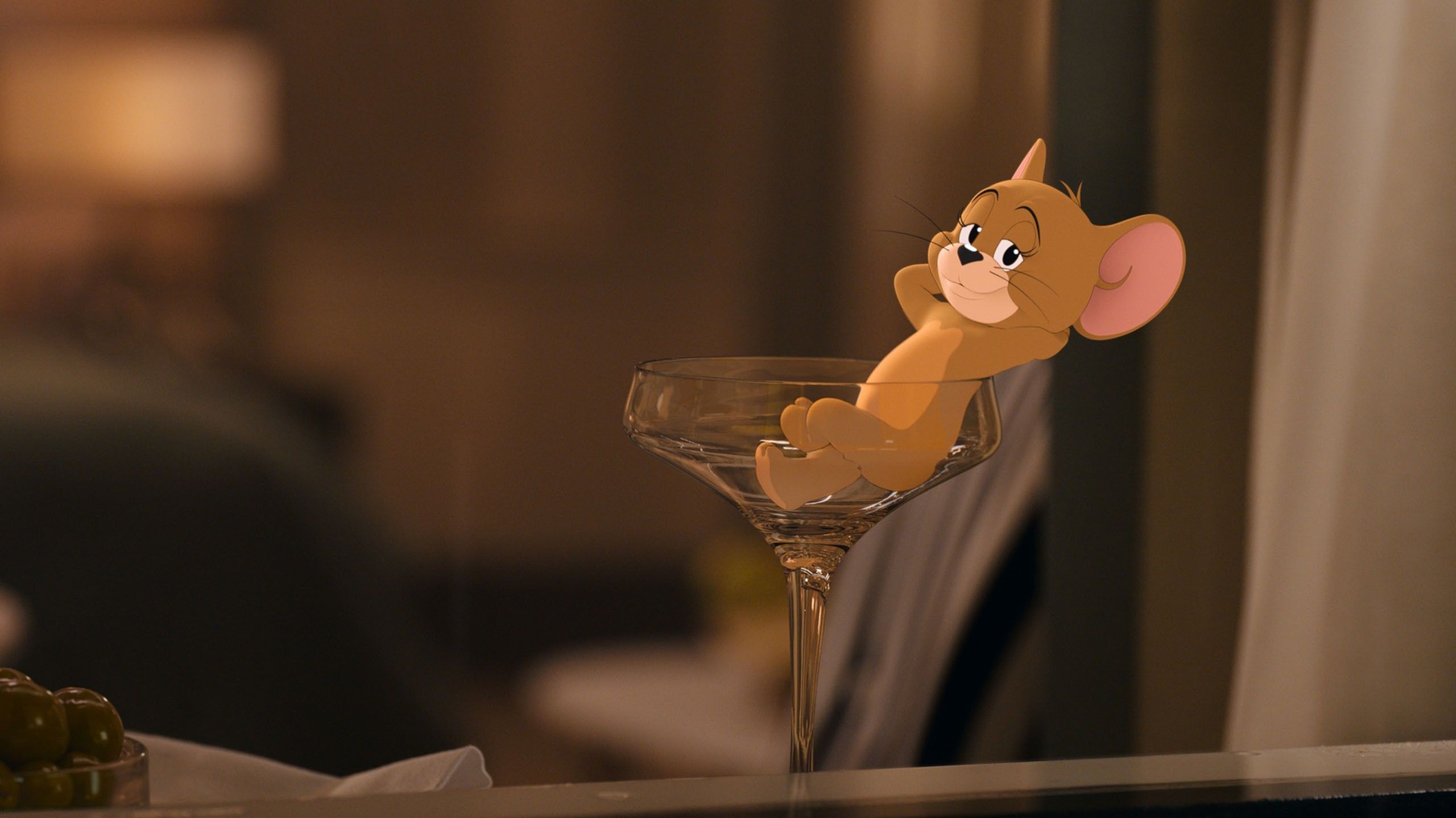 2560x1440 Jerry Inside Glass HD Tom & Jerry Wallpaper