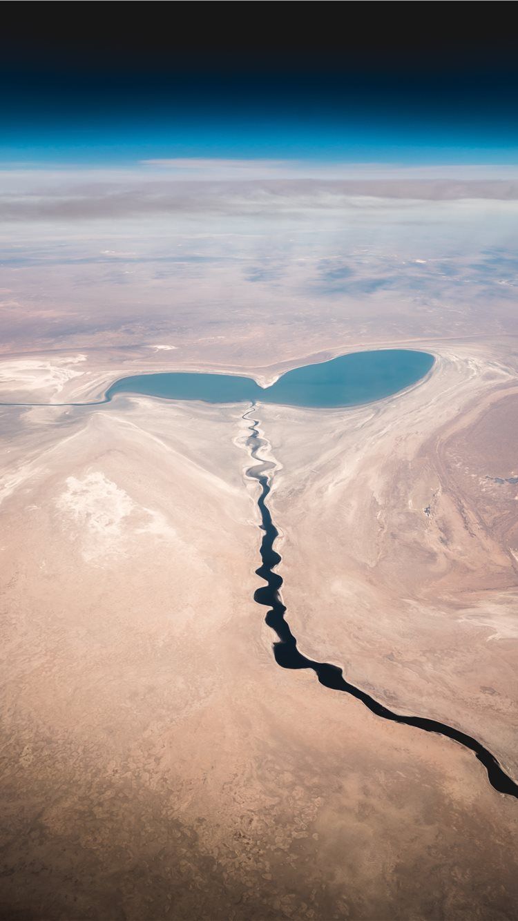 750x1334 Bleeding out Aral Sea in Central Asia iPhone 8 Wallpaper Free Download