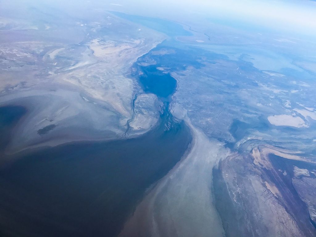 1024x768 The Aral Sea from 000 Feet: Not a Pretty Picture