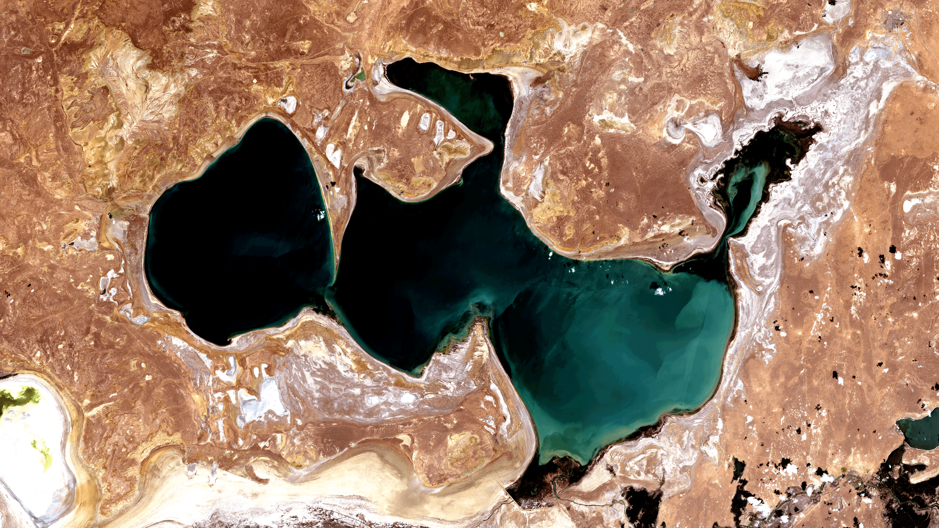 1920x1080 Satellite image of the month Aral Sea (Kazakhstan)