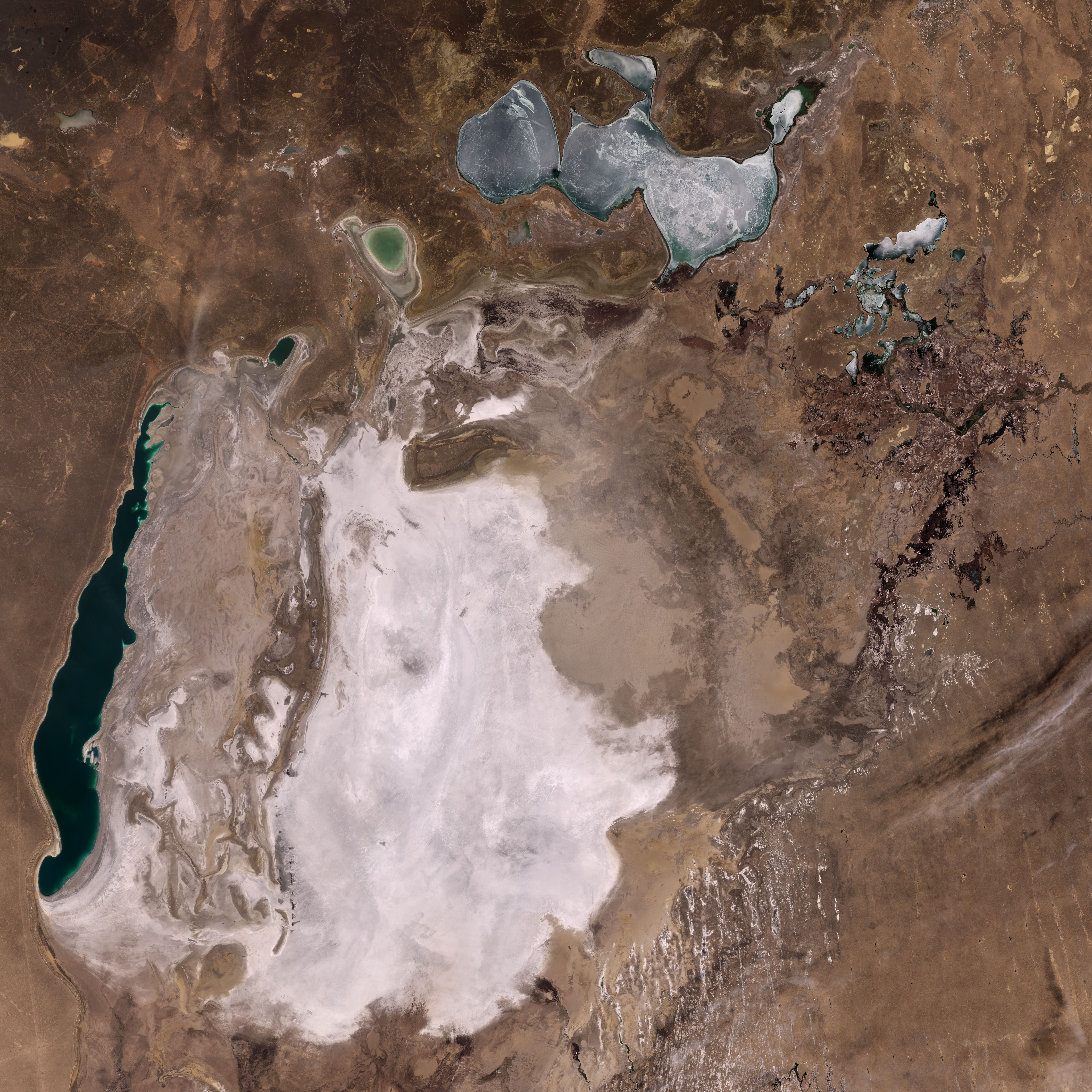 6000x6000 ESA from Space: The shrinking Aral Sea