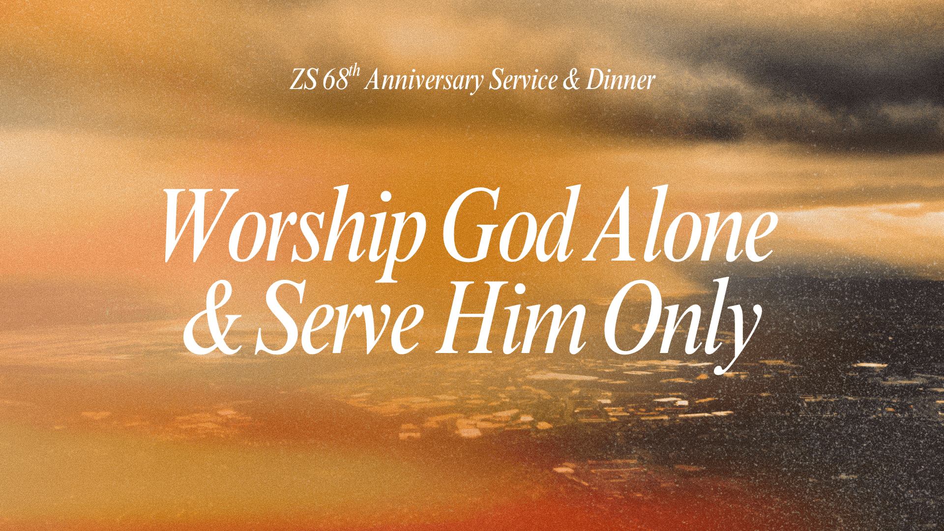 1920x1080 Worship God Alone And Serve Him Only