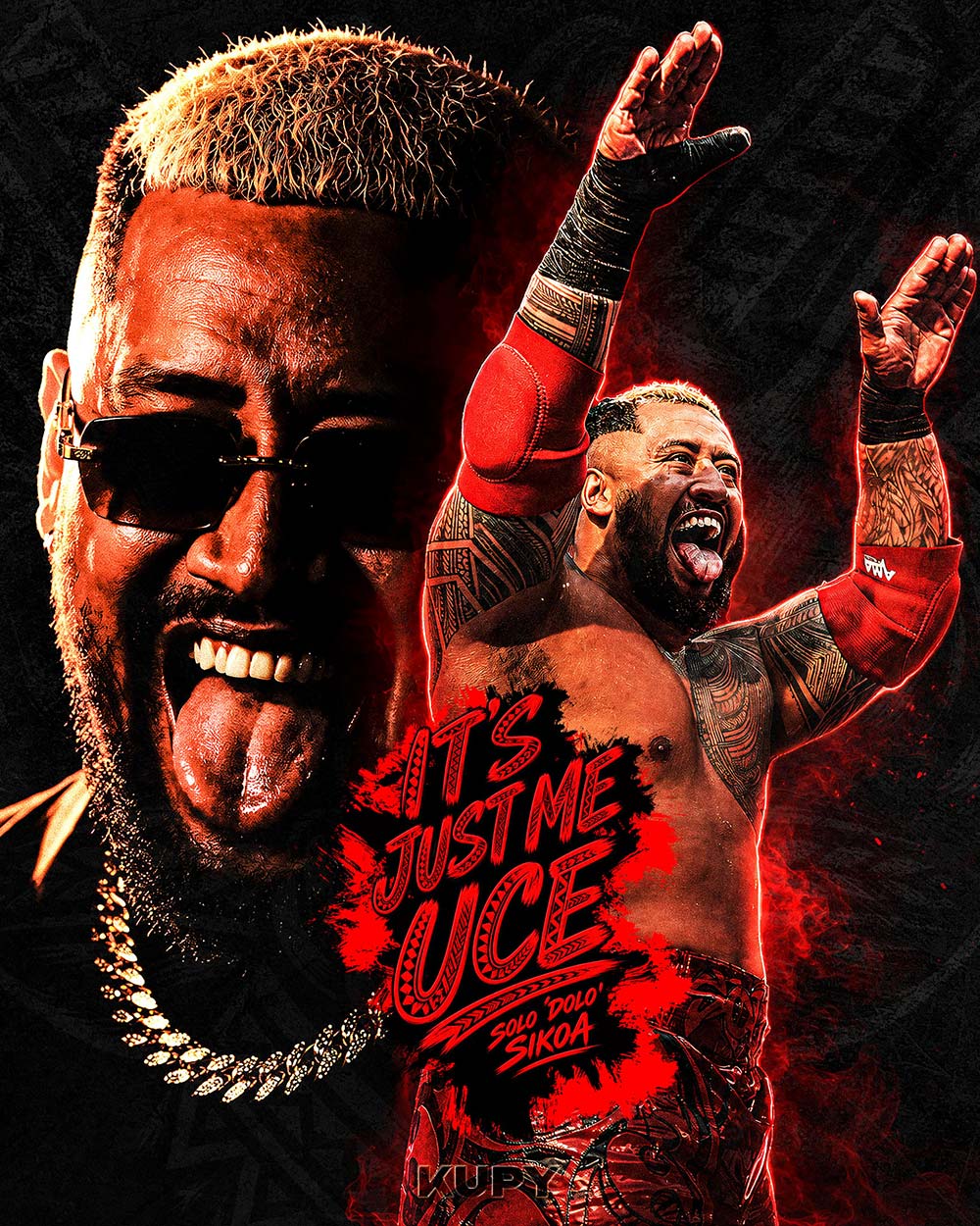 1000x1250 SOLO DOLO! NEW Solo Sikoa Wallpaper! Wrestling Wallpaper