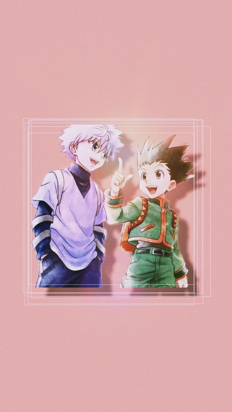 800x1423 Killua x Gon, anime, gon, gon cs, hunter x hunter, hxh, kawaii, killua, killua zoldlock, HD phone wallpaper