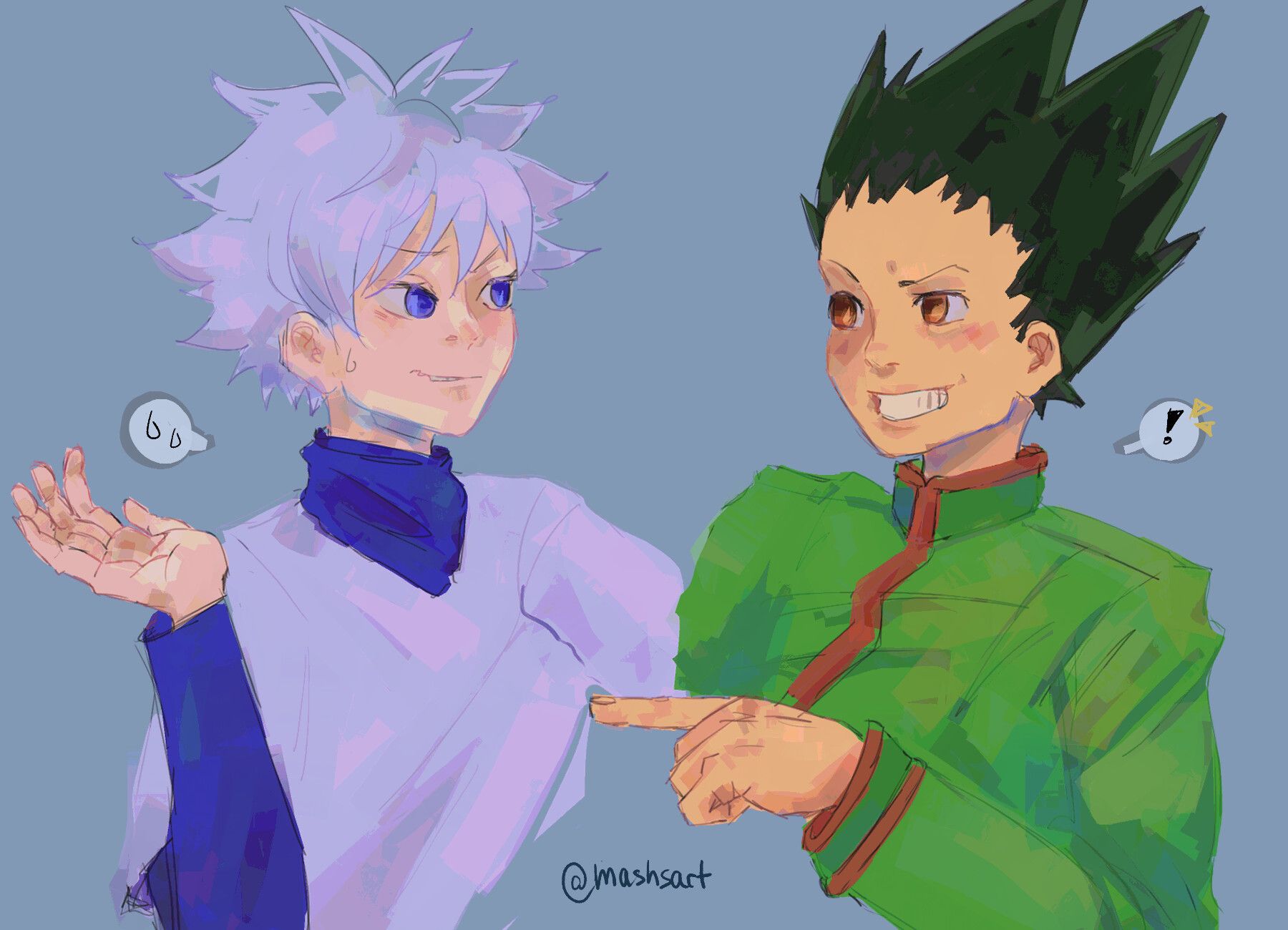 1800x1300 hxh killugon doodle