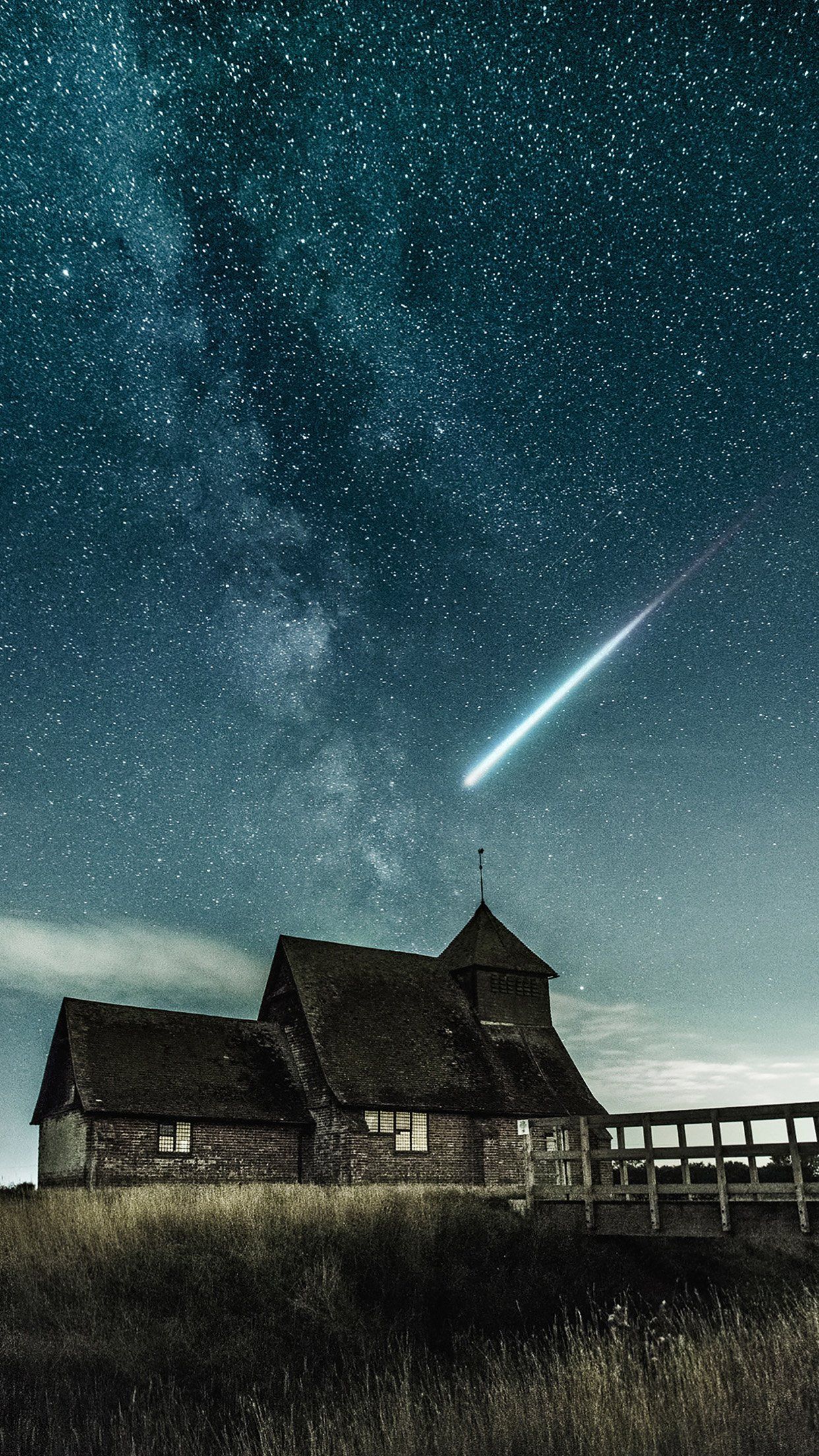 1242x2208 Night Country Sky Star Space Nature iPhone 6 Wallpaper