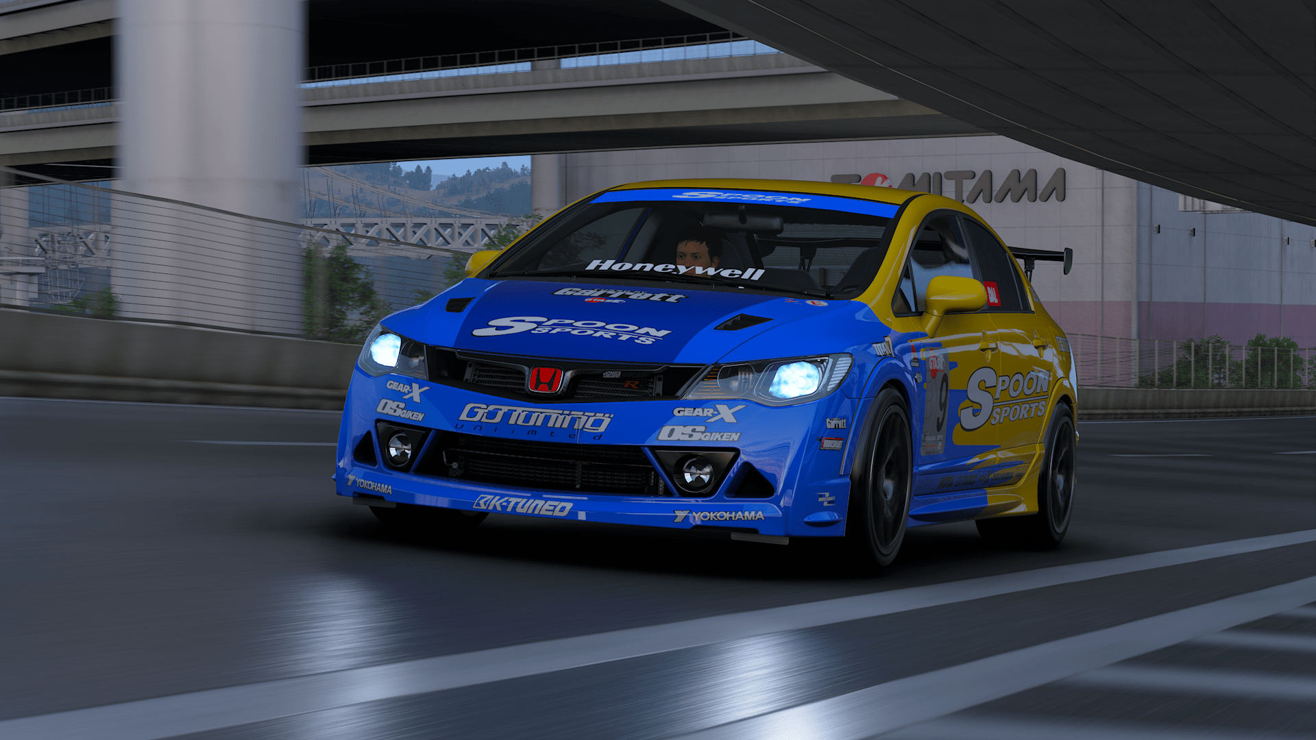 1920x1080 Civic FD2 Spoon Sports livery