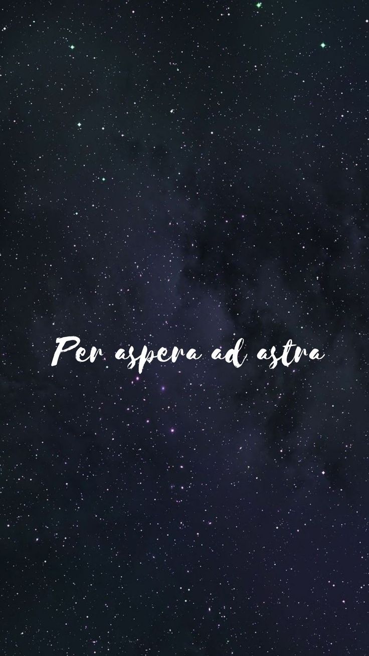 736x1308 Per aspera ad astra wallpaper