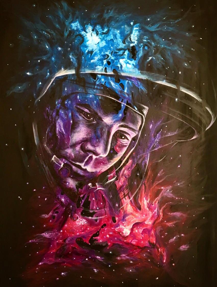 851x1124 Per Aspera Ad Astra, Acrylics on Canvas, 70x100cm