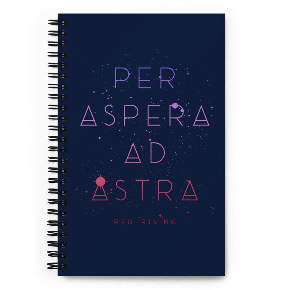 1000x1000 Per Aspera Ad Astra Spiral notebook