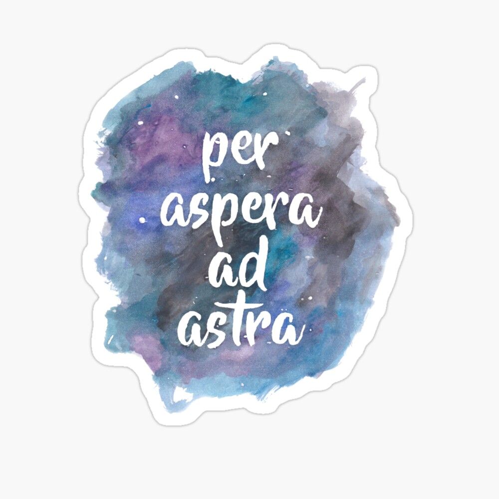 1000x1000 Per Aspera Ad Astra Canvas Print