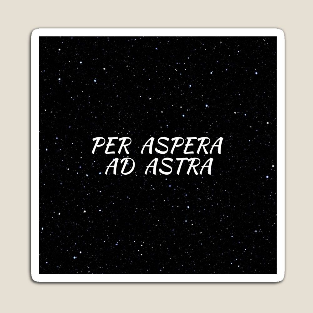 1000x1000 Per Aspera Ad Astra Poster