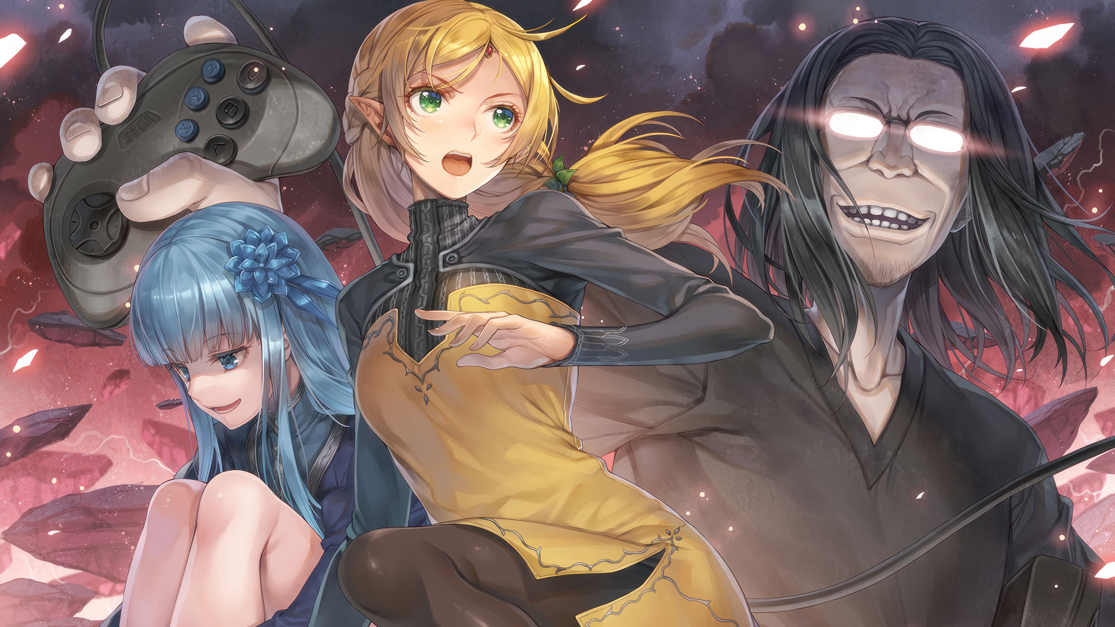 3840x2160 Uncle from Another World Anime Art Wallpaper 4K HD PC i