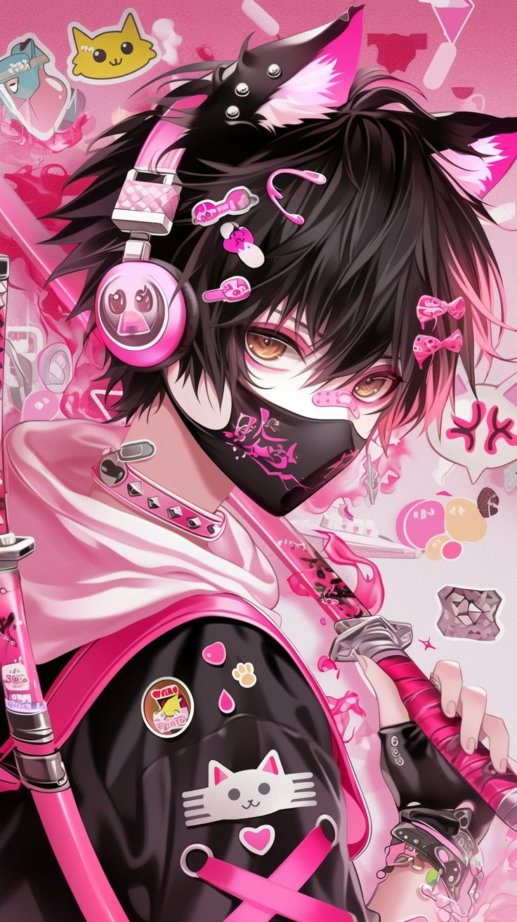 736x1313 Cat boy wallpaper. Kawaii emo wallpaper, Catboy wallpaper, Anime character