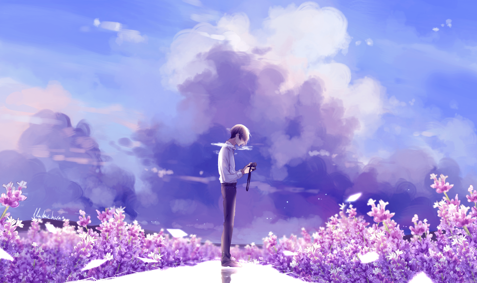1920x1139 Blossom Photography: Anime HD Wallpaper